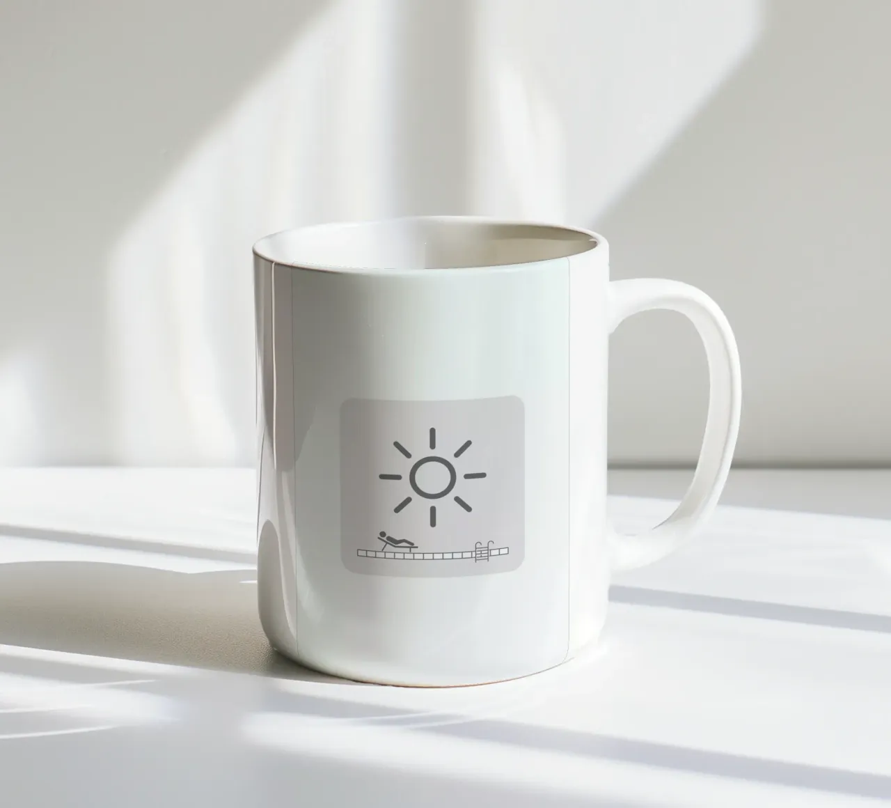 Sun Screen tazza in ceramica da Viktor Hertz