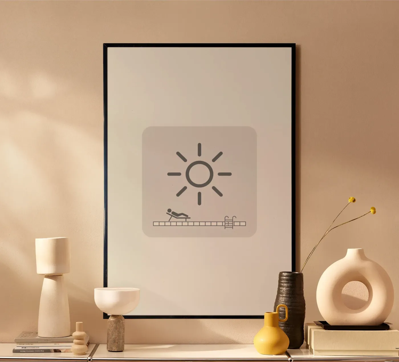 Sun Screen Poster von Viktor Hertz