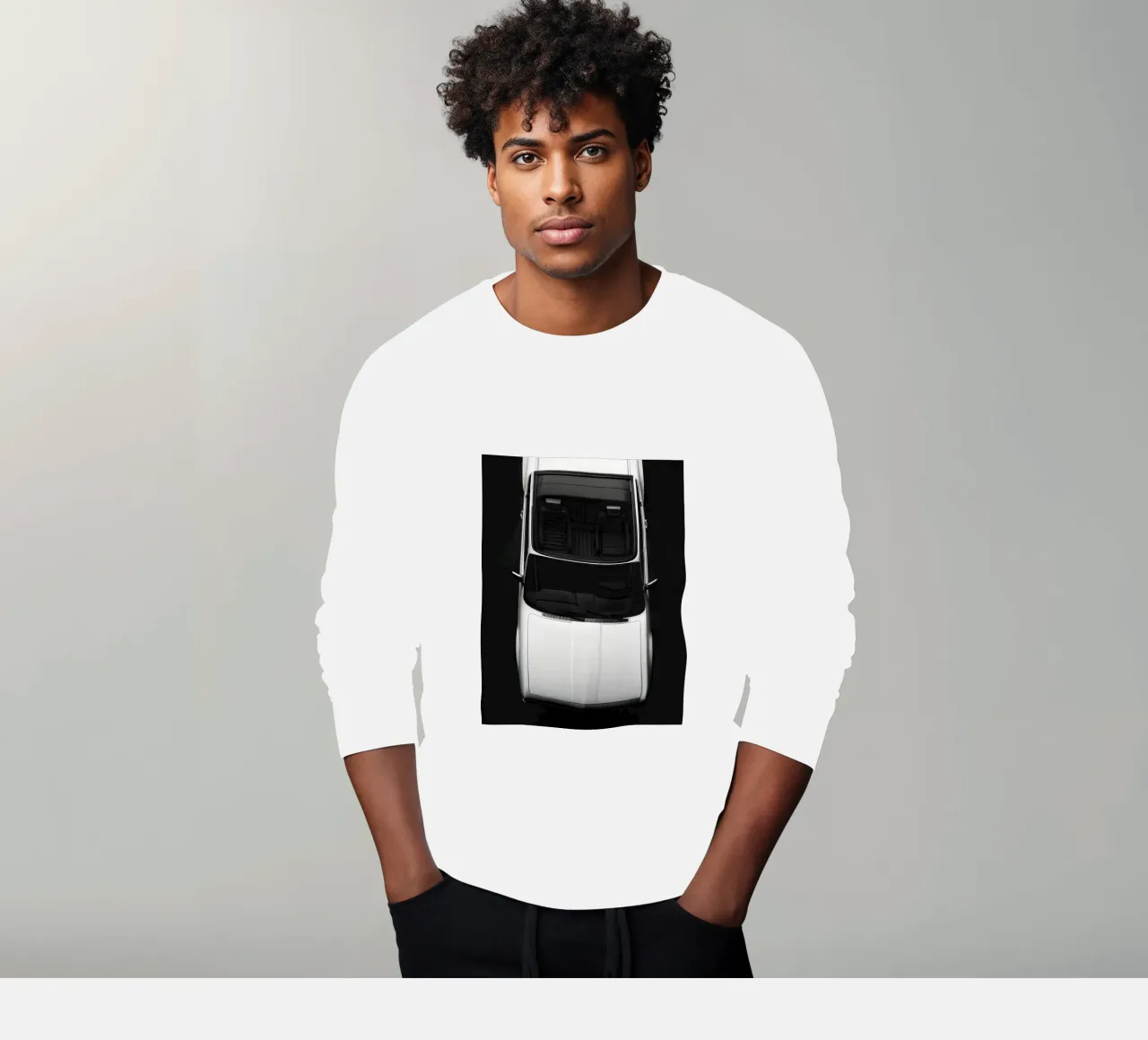 Auto d'epoca monocromatica felpa da CAR EDITION