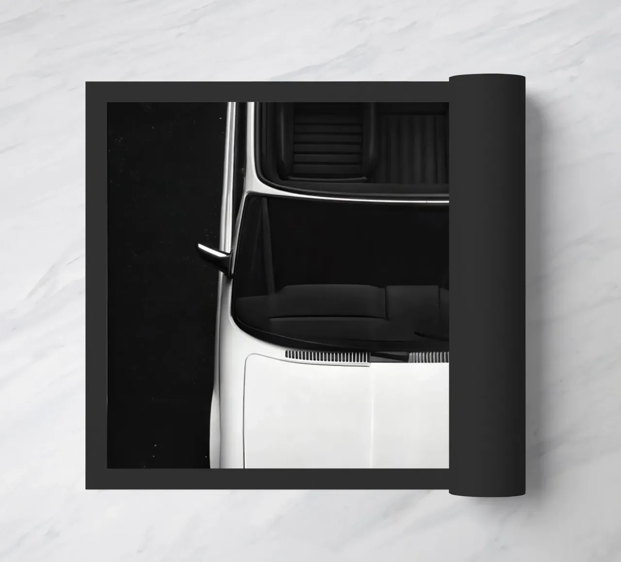 Auto d'epoca monocromatica zerbino da CAR EDITION