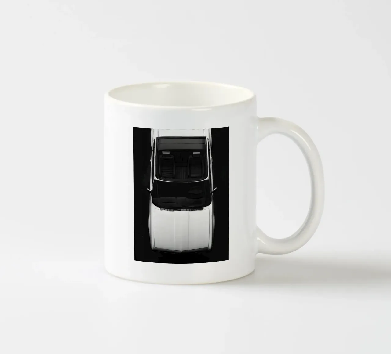 Auto d'epoca monocromatica tazza in ceramica da CAR EDITION