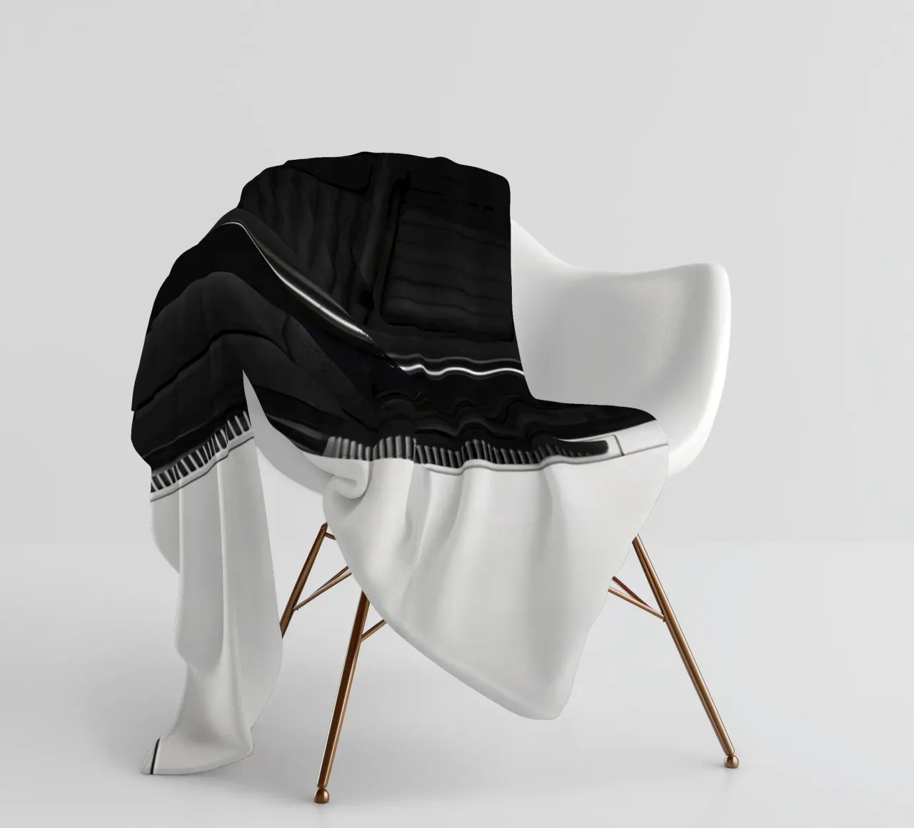 Monochromer Oldtimer Fleecedecke von CAR EDITION