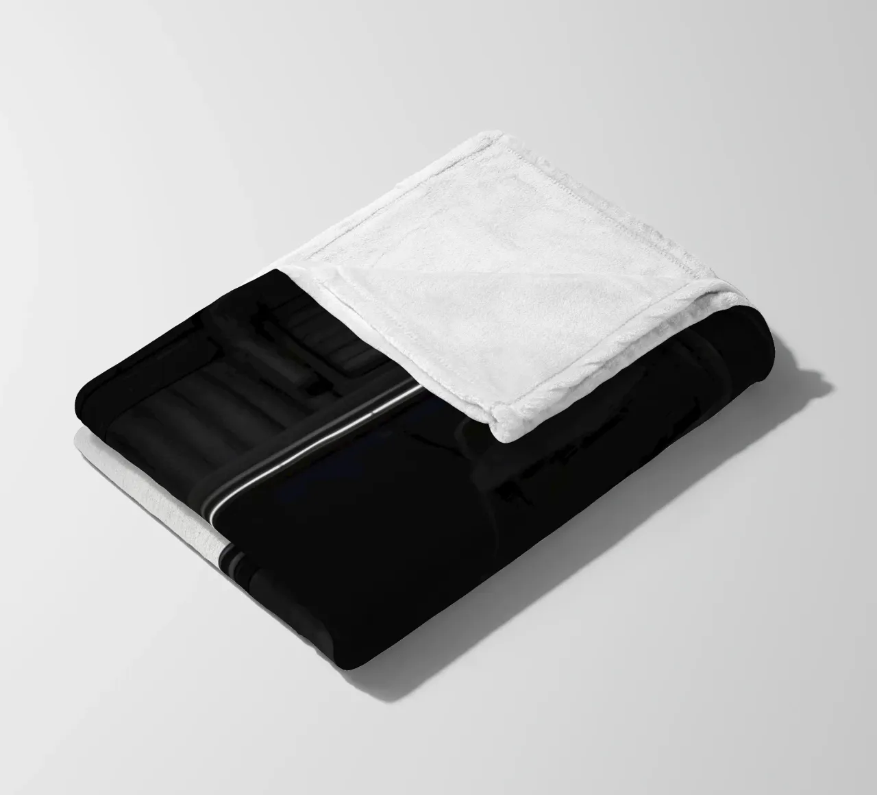 Monochromer Oldtimer Fleecedecke von CAR EDITION