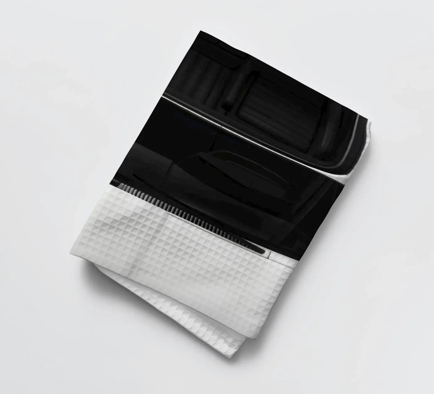 Monochromer Oldtimer Geschirrtuch von CAR EDITION