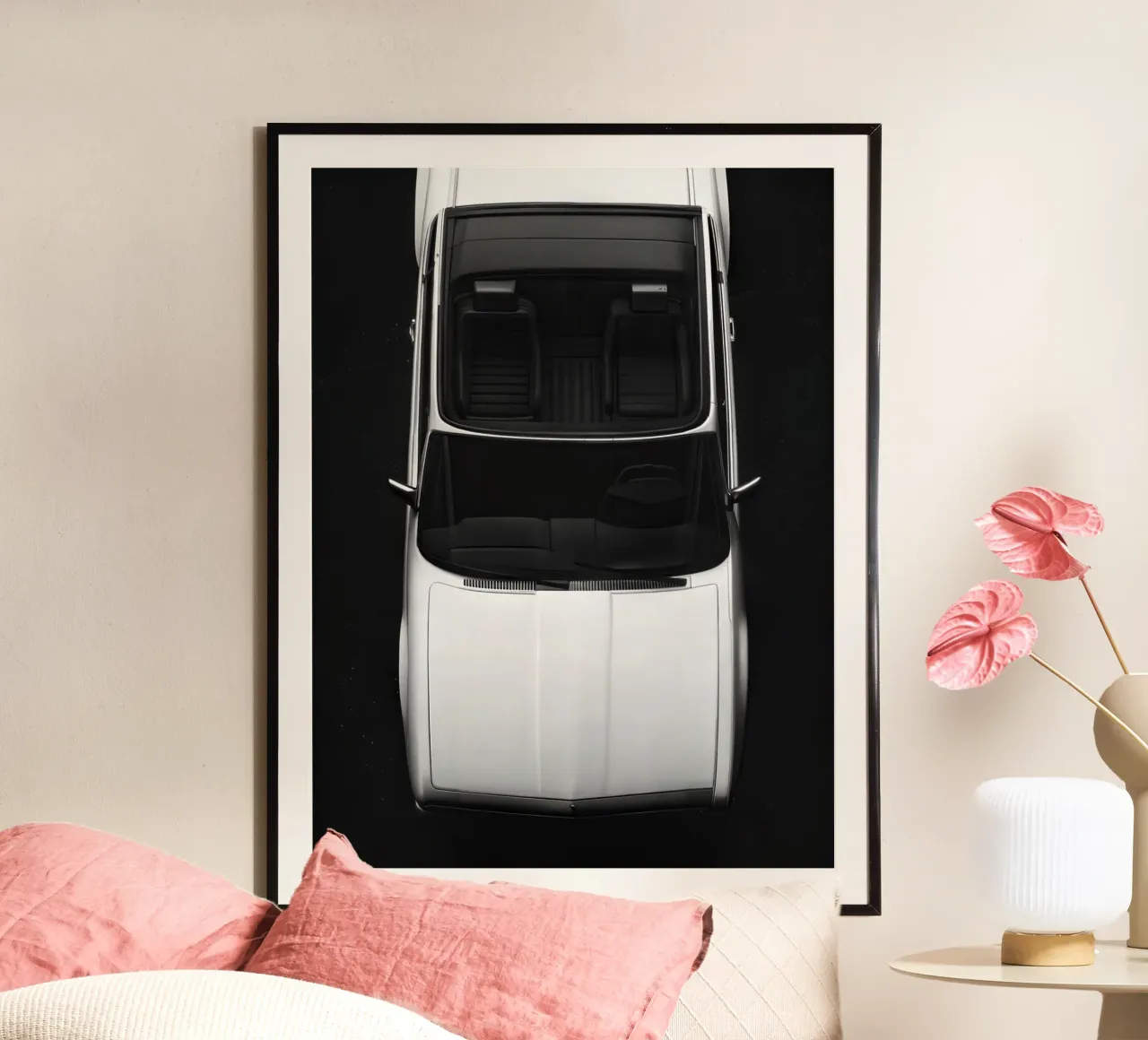 Monochrome Classic Car poster da CAR EDITION