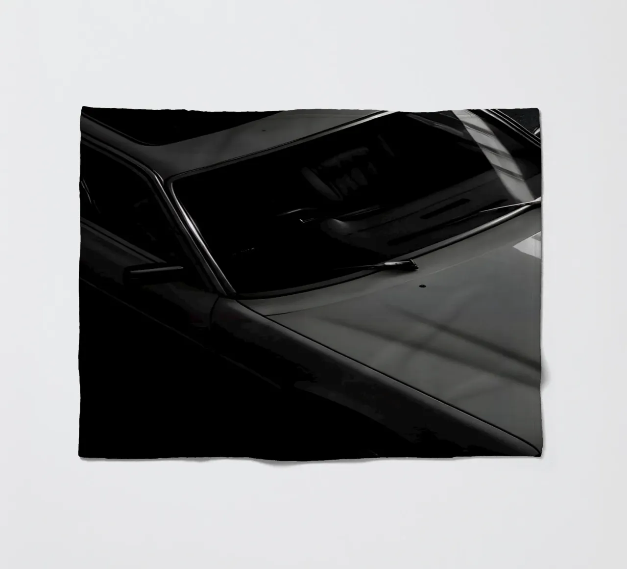 Auto d'epoca monocromatica coperta in pile da CAR EDITION