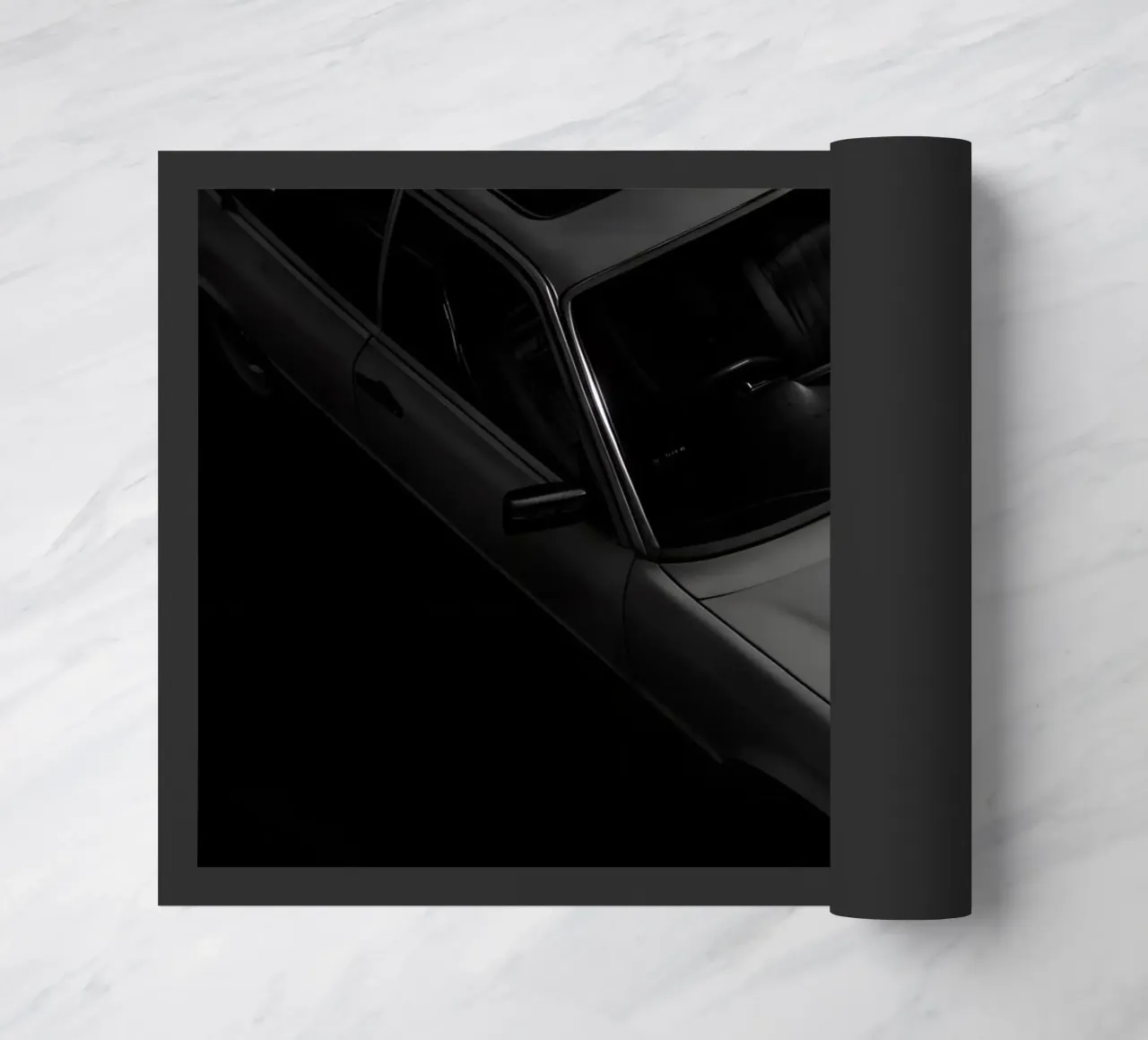 Auto d'epoca monocromatica zerbino da CAR EDITION