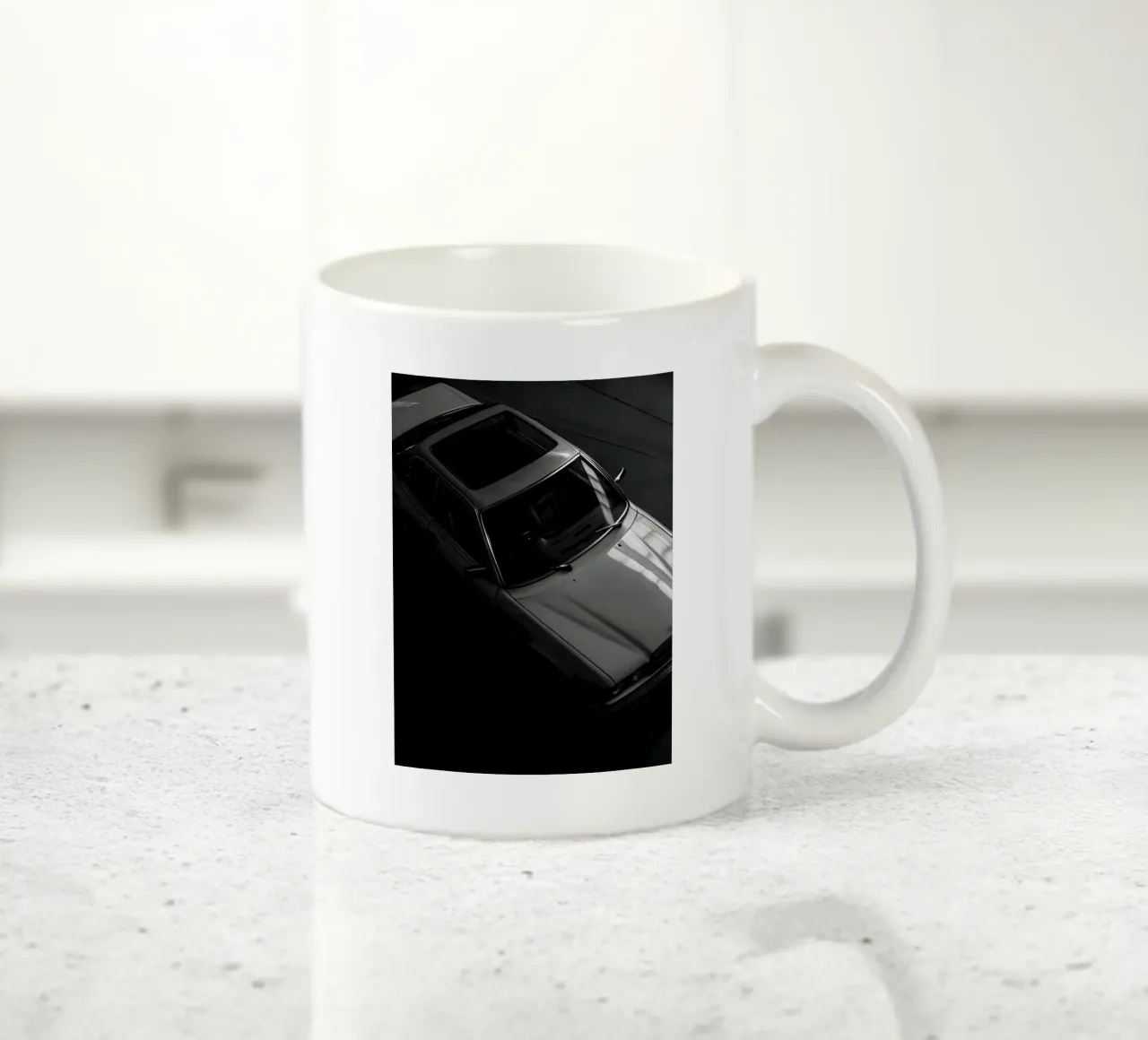 Auto d'epoca monocromatica tazza in ceramica da CAR EDITION