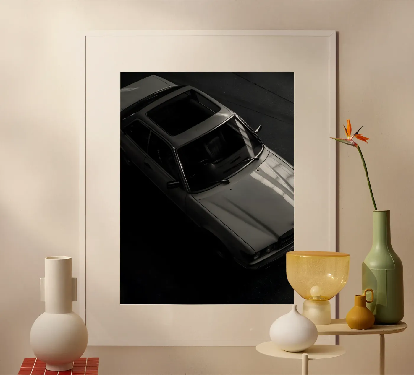 Monochrome Classic Car poster da CAR EDITION