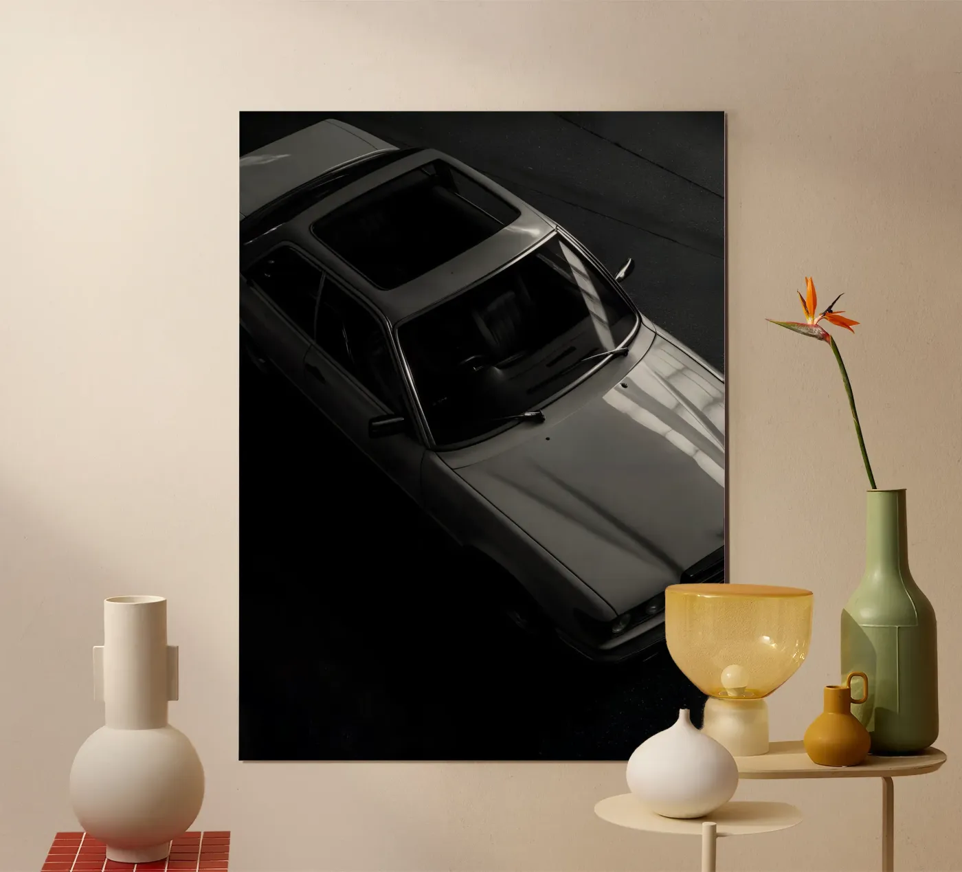 Monochrome Classic Car poster da CAR EDITION