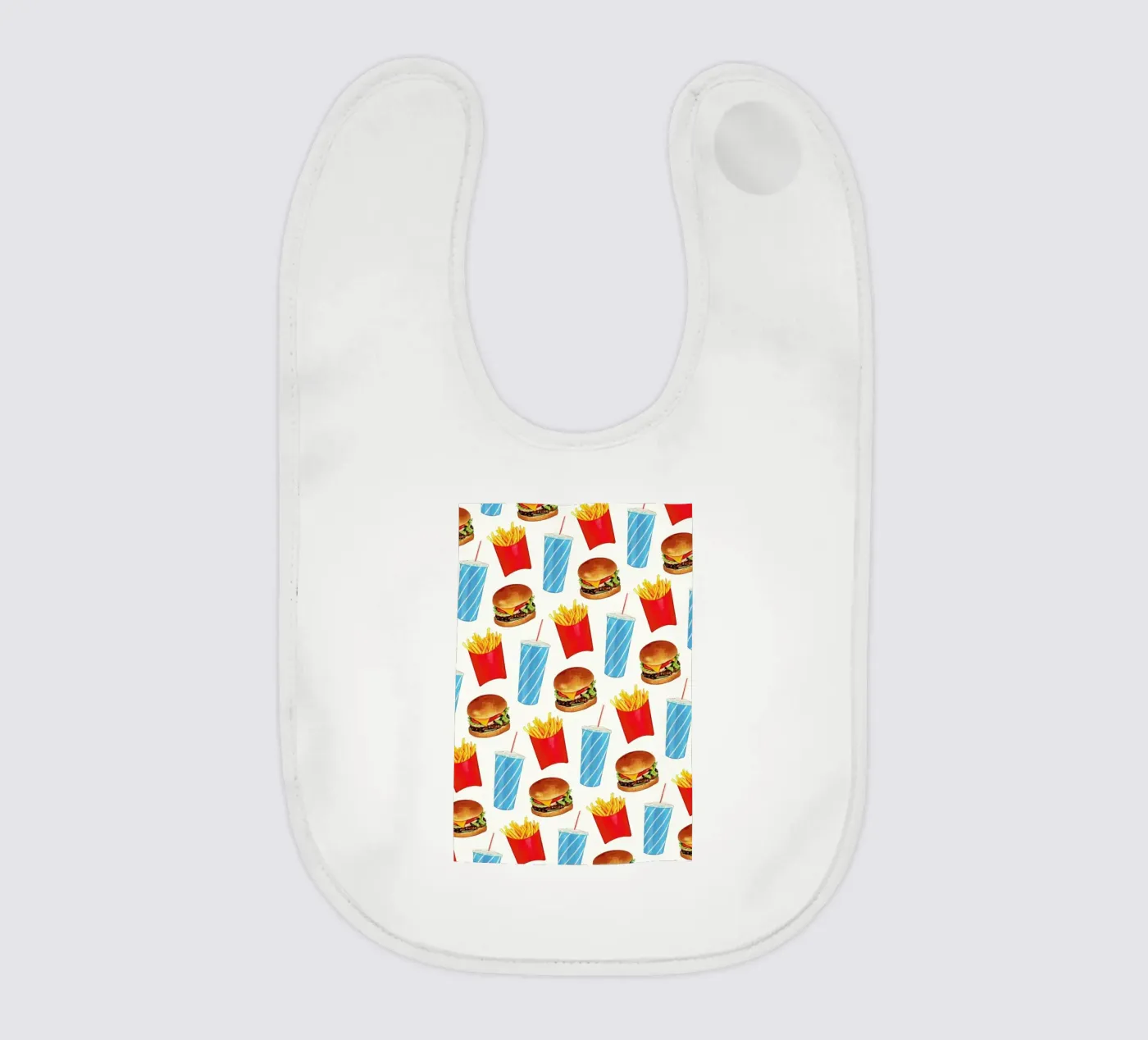 Combo Meal Pattern White bavaglino da Kelly Gilleran