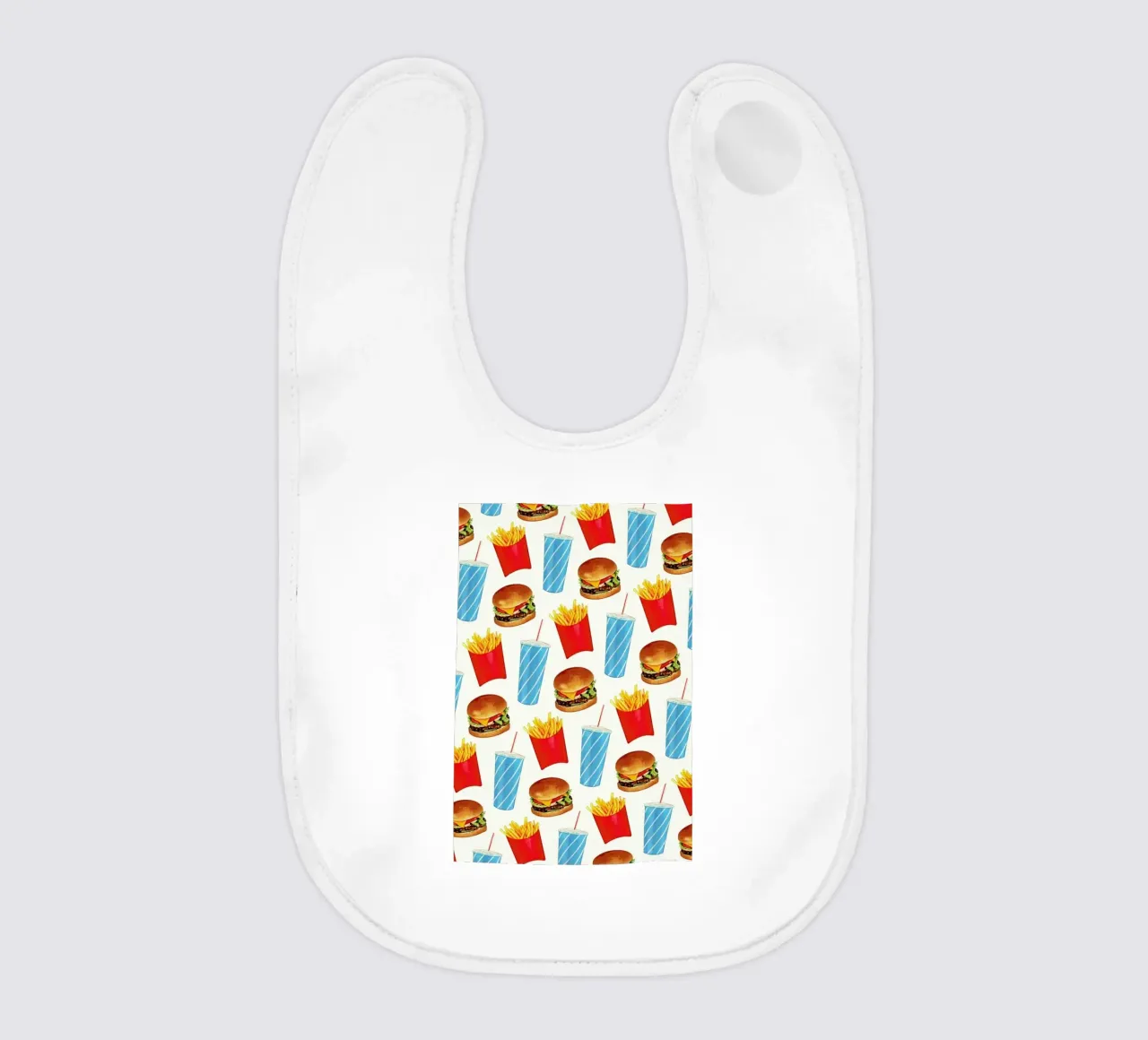 Combo Meal Pattern White bavaglino da Kelly Gilleran