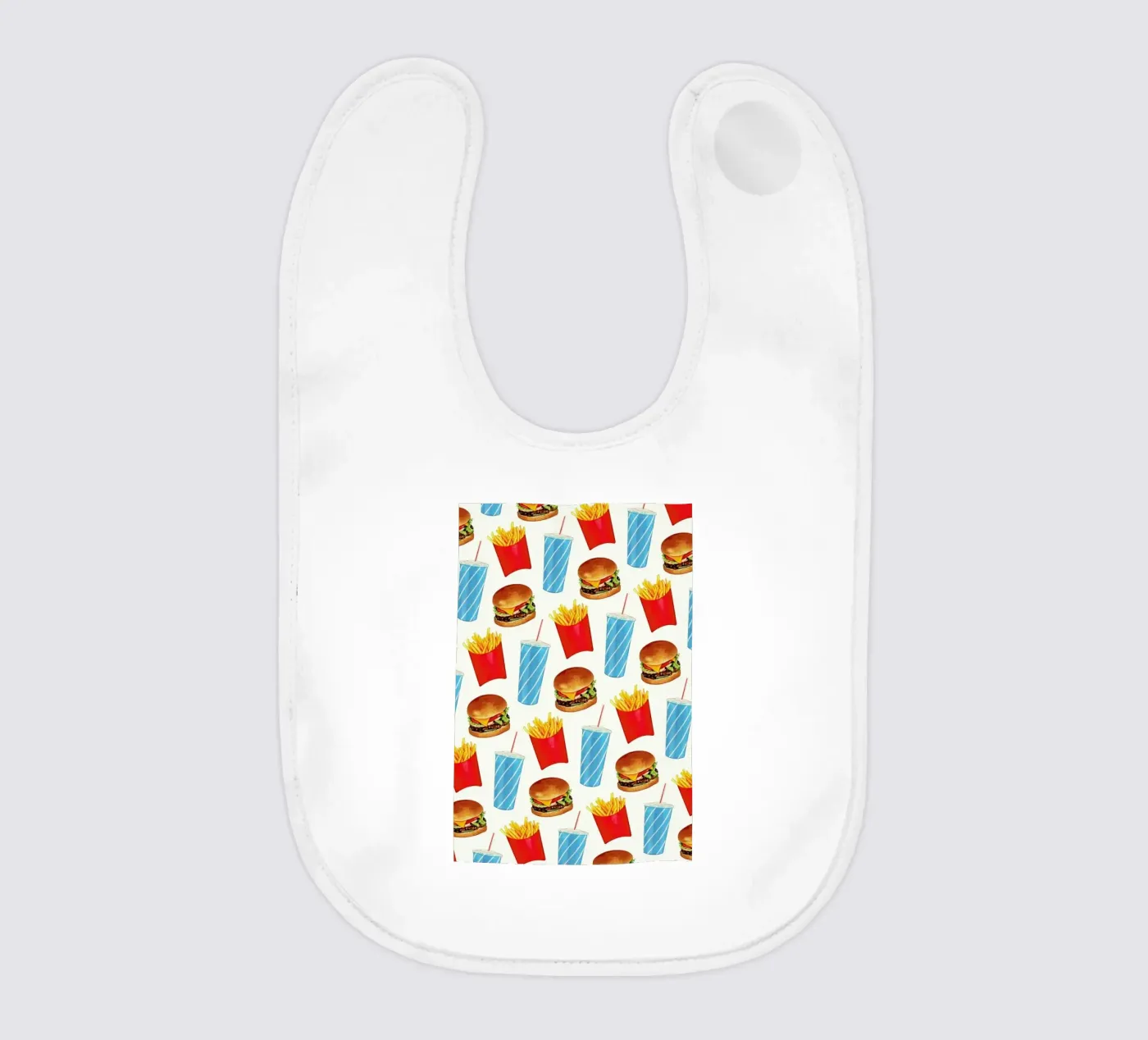 Combo Meal Pattern White bavaglino da Kelly Gilleran