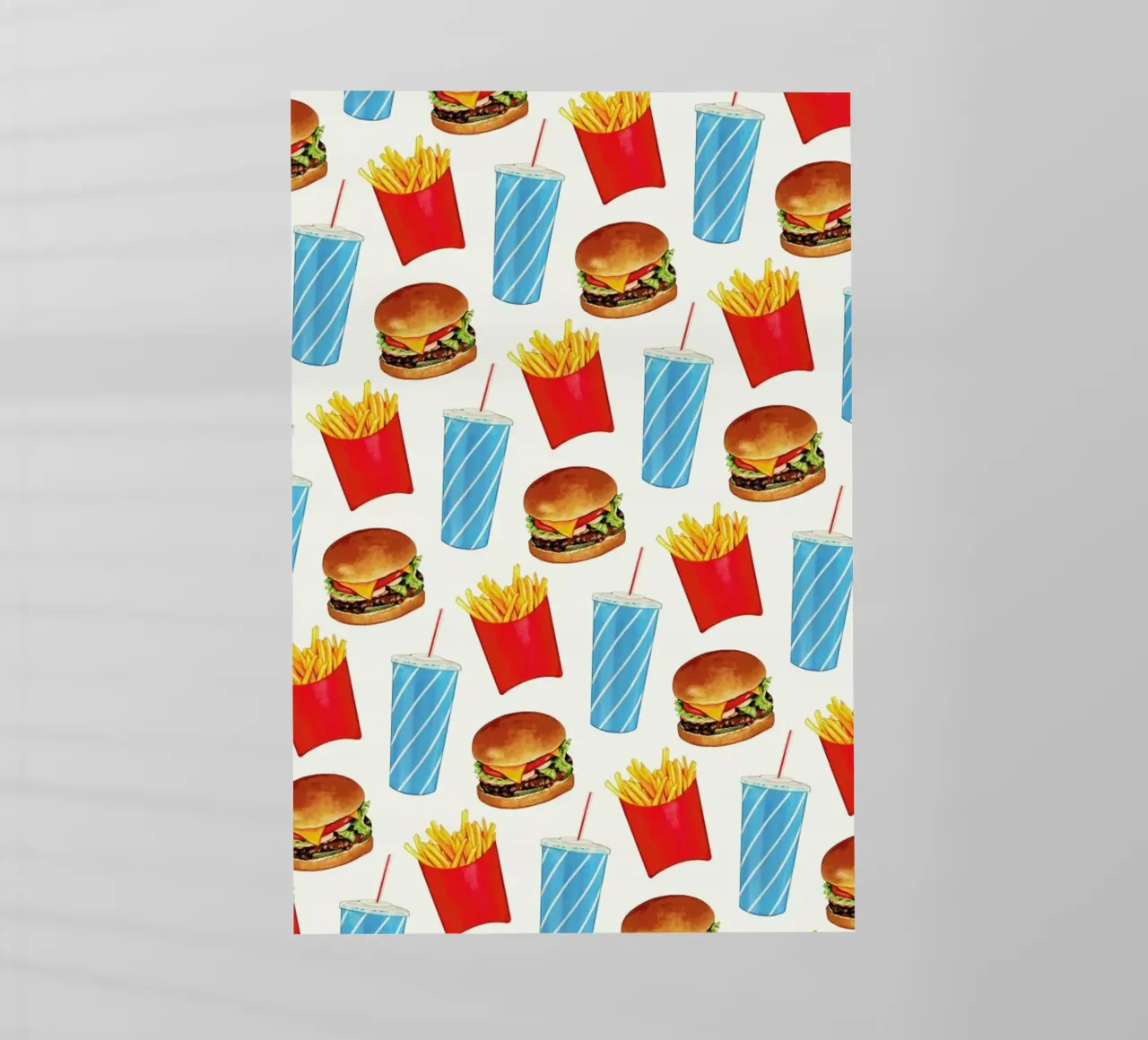 Combo Meal Pattern White pellicola backlit da Kelly Gilleran