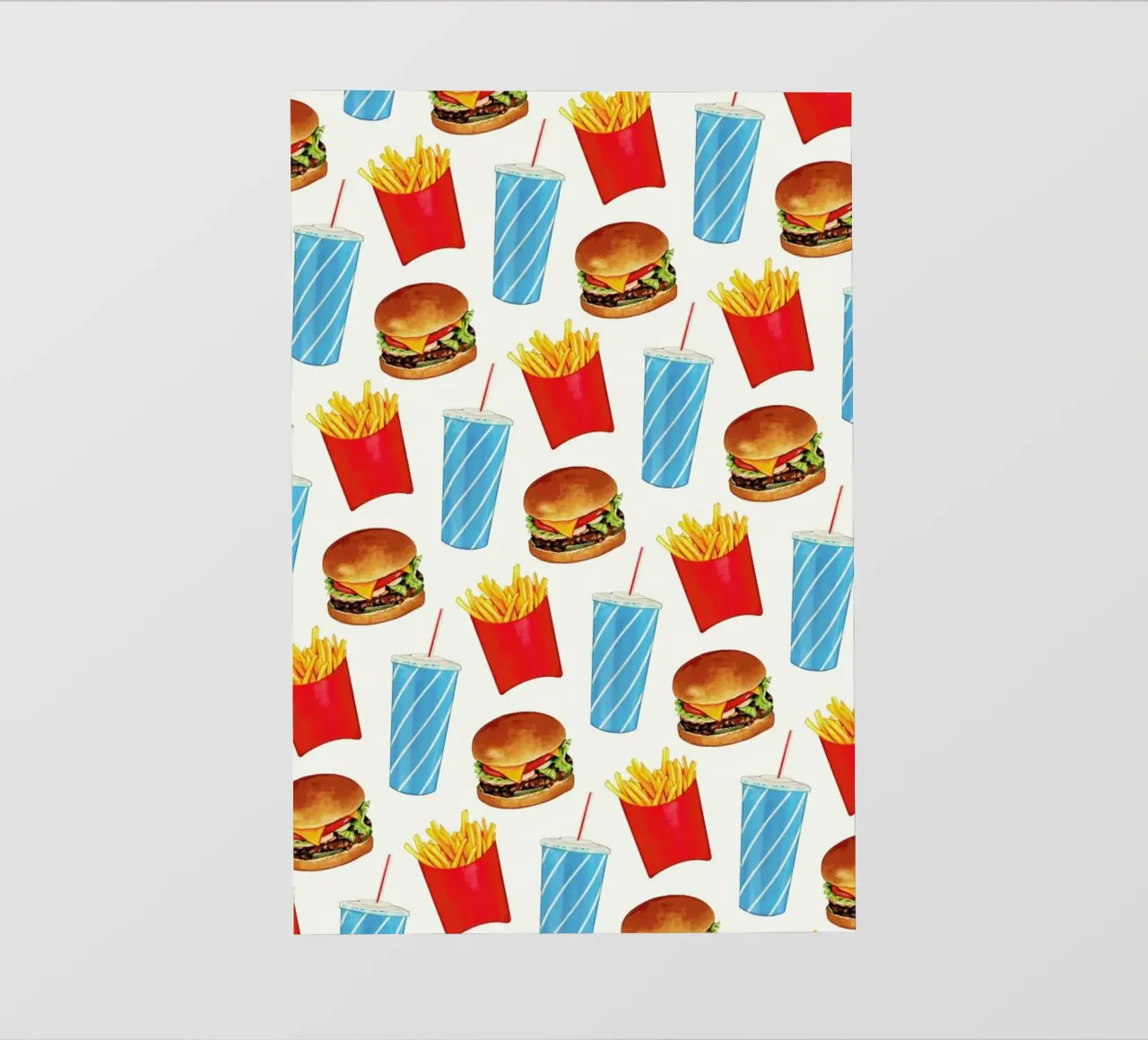 Combo Meal Pattern White pellicola backlit da Kelly Gilleran