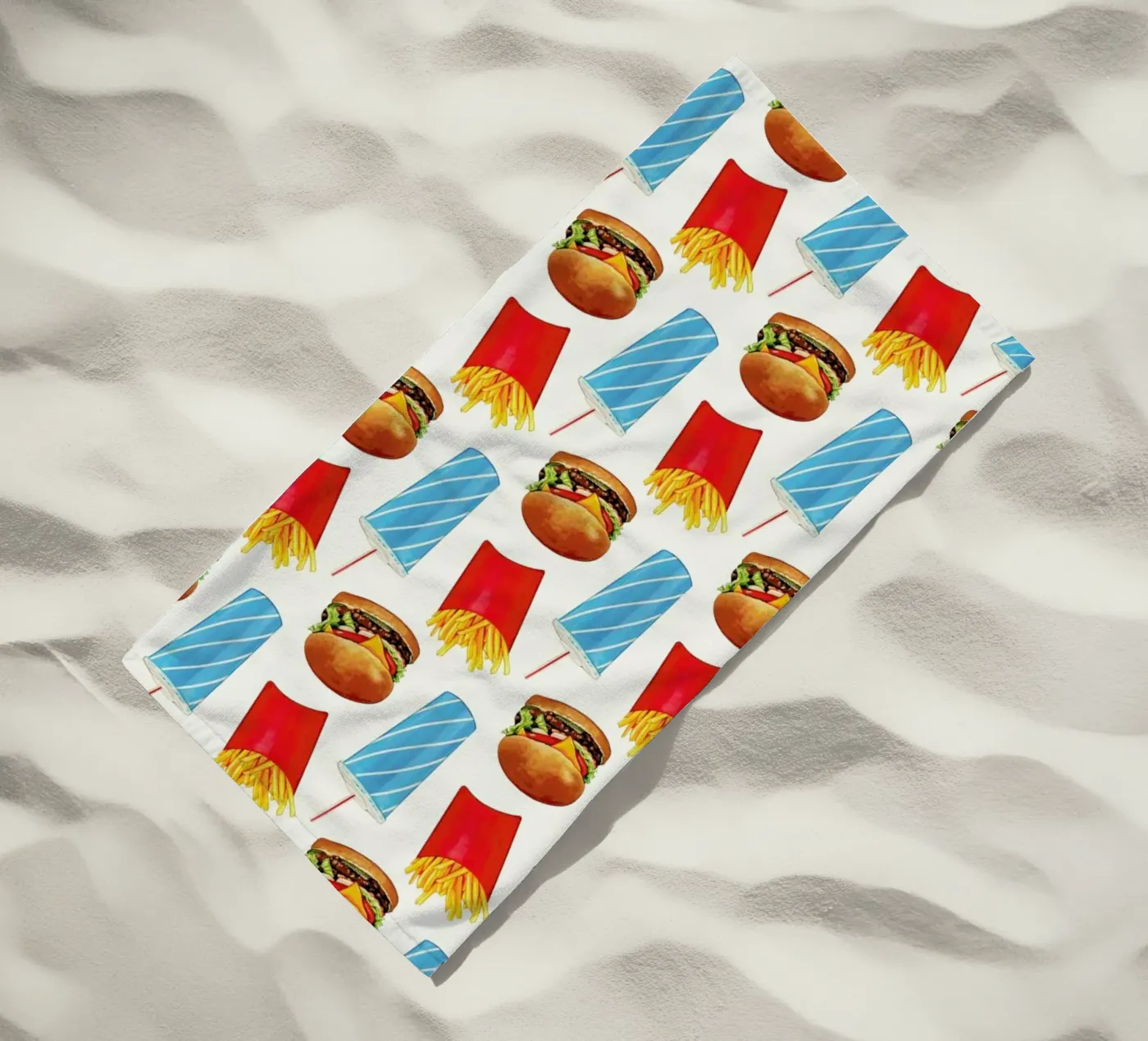 Combo Meal Pattern White telo mare da Kelly Gilleran
