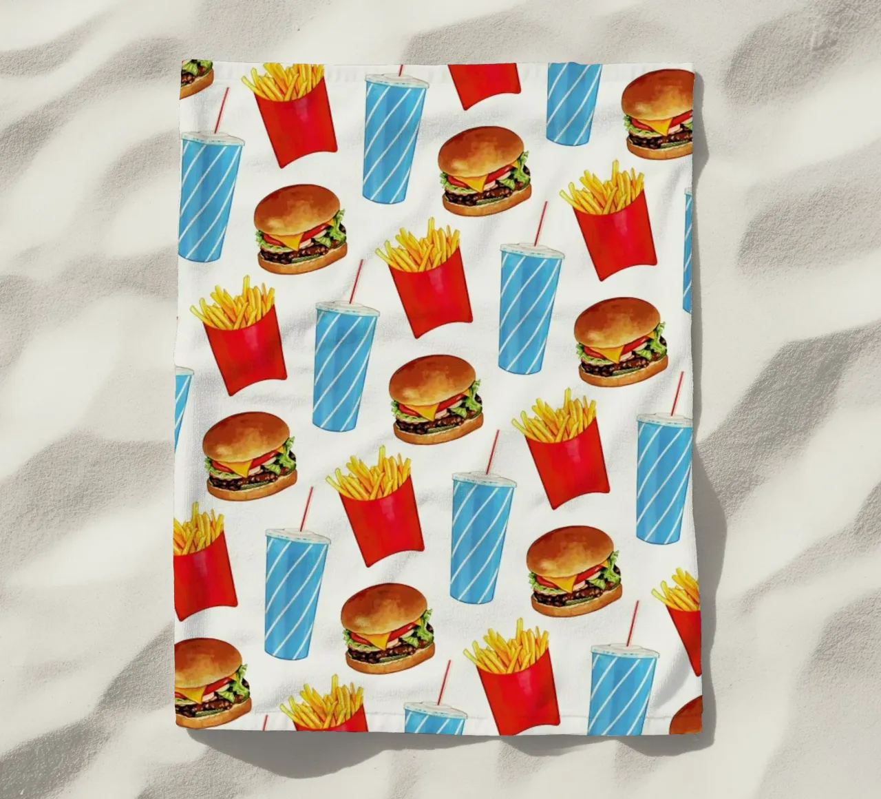 Combo Meal Pattern White telo mare da Kelly Gilleran