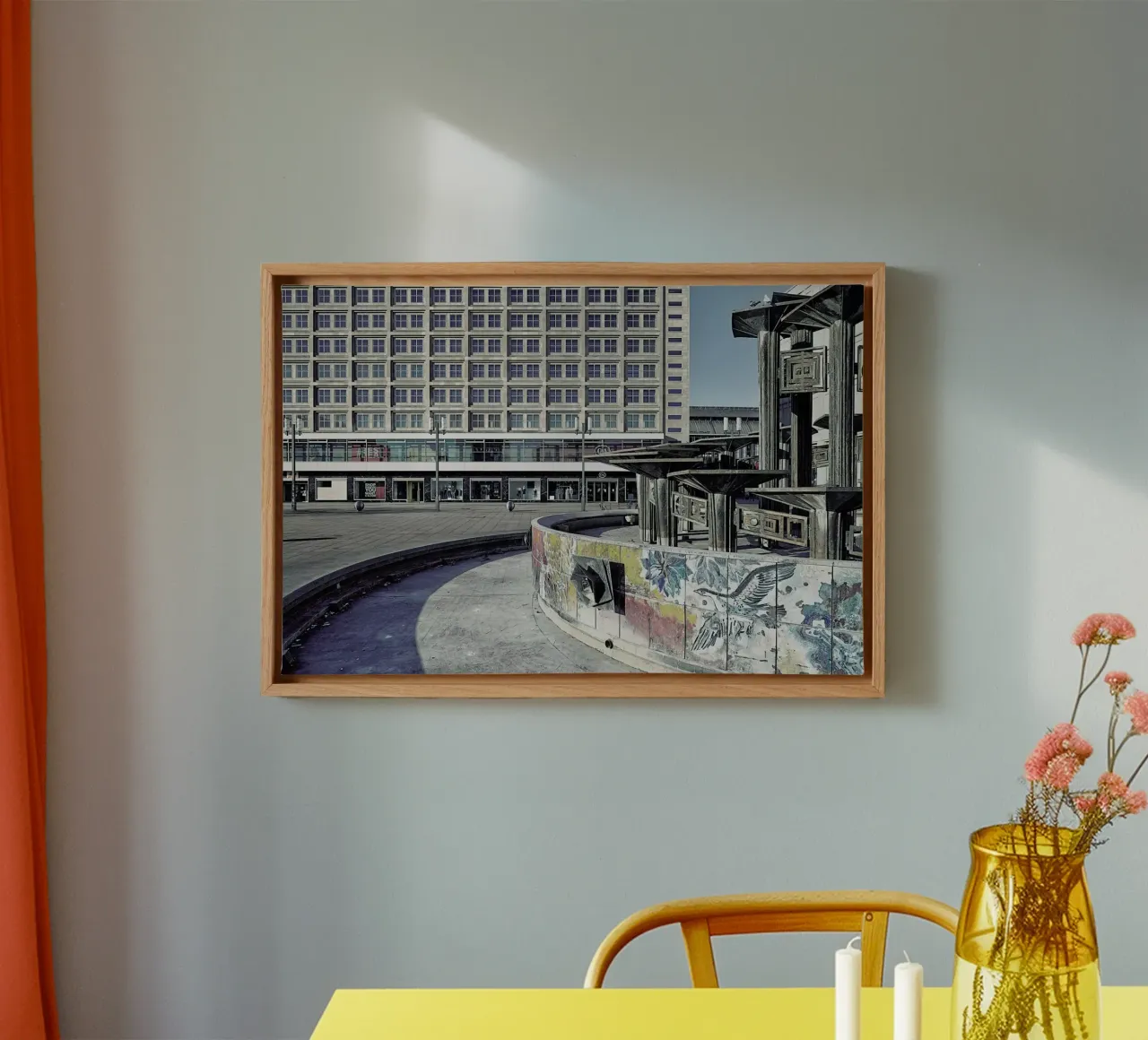Berlin 2020 No 08 tela con Cornice a cassetta da Michael Belhadi