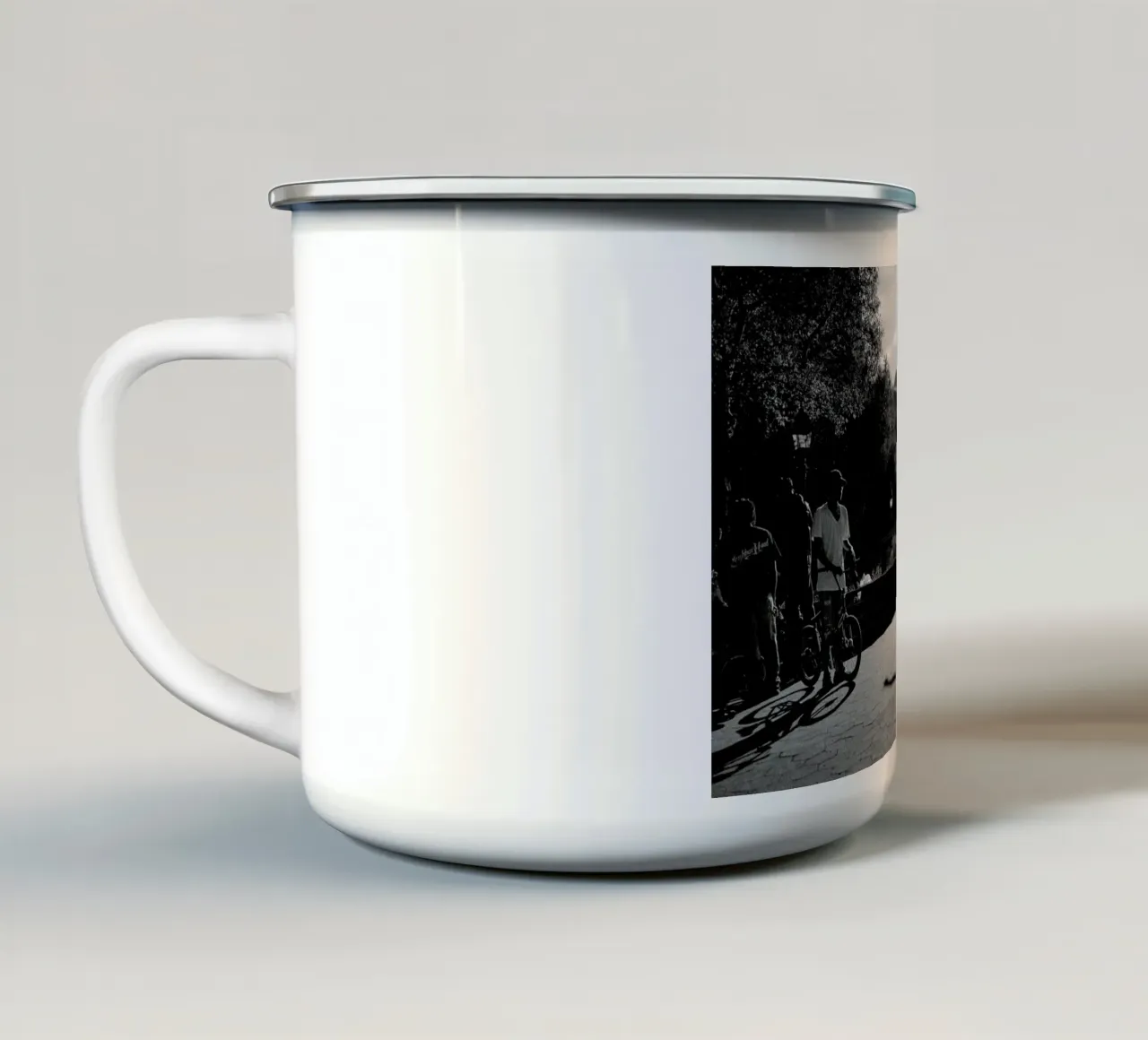 Monkey tazza in smalto da Philipp Reinhard