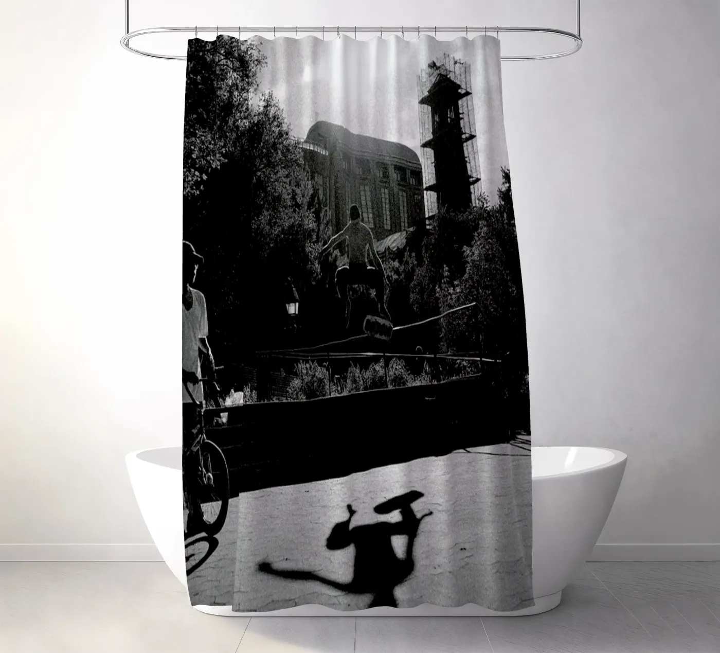 Monkey douchegordijn van Philipp Reinhard