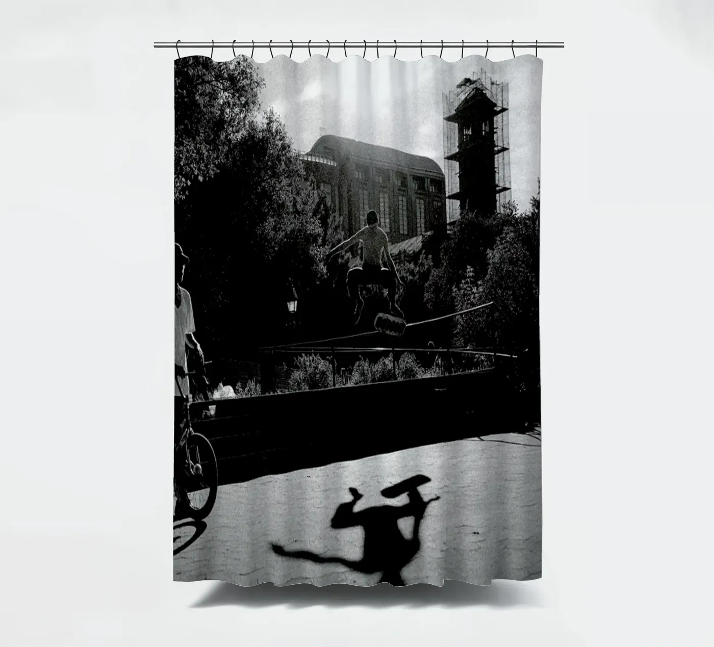 Monkey douchegordijn van Philipp Reinhard