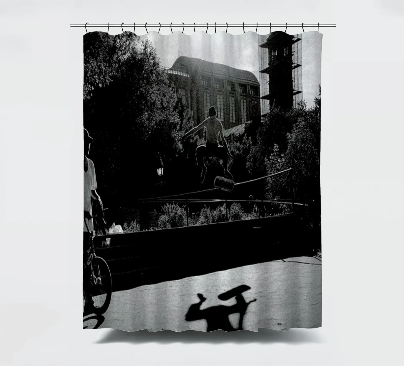 Monkey douchegordijn van Philipp Reinhard