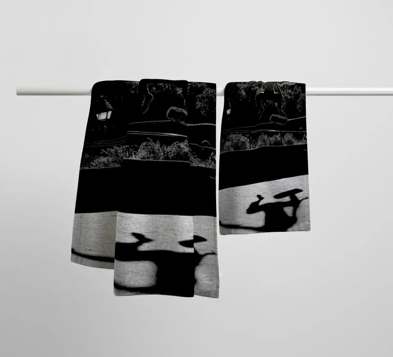 Monkey badhanddoek van Philipp Reinhard