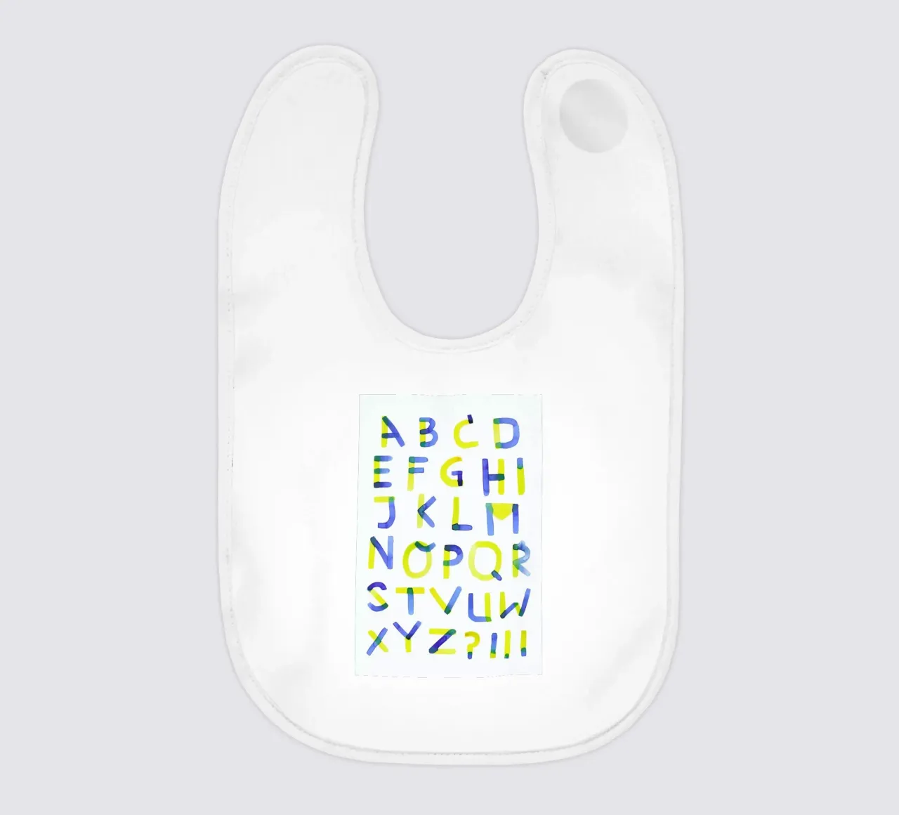 Colourful Alphabet bavaglino da Little Flourishes