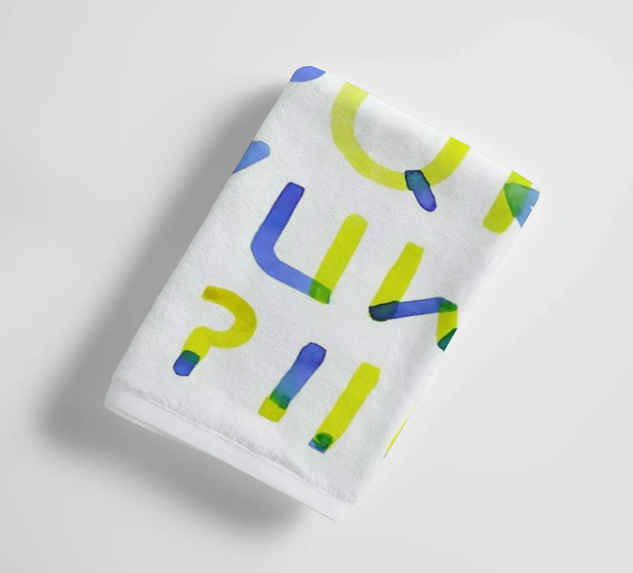Colourful Alphabet asciugamano da bagno da Little Flourishes