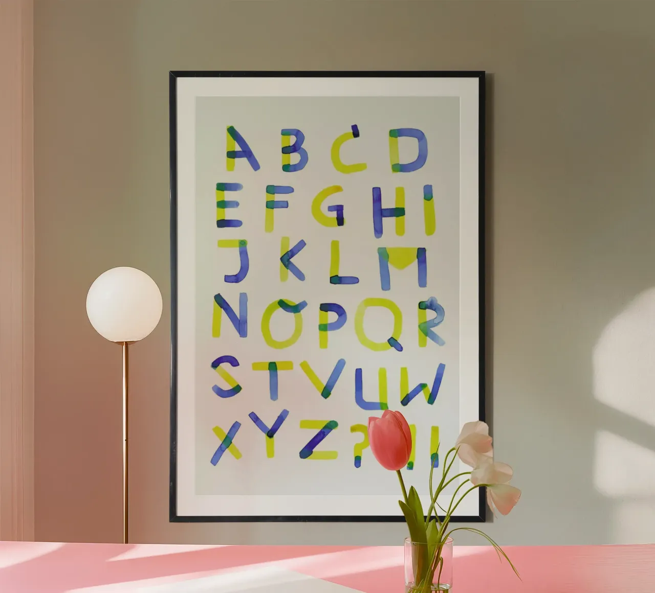 Colourful Alphabet poster da Little Flourishes