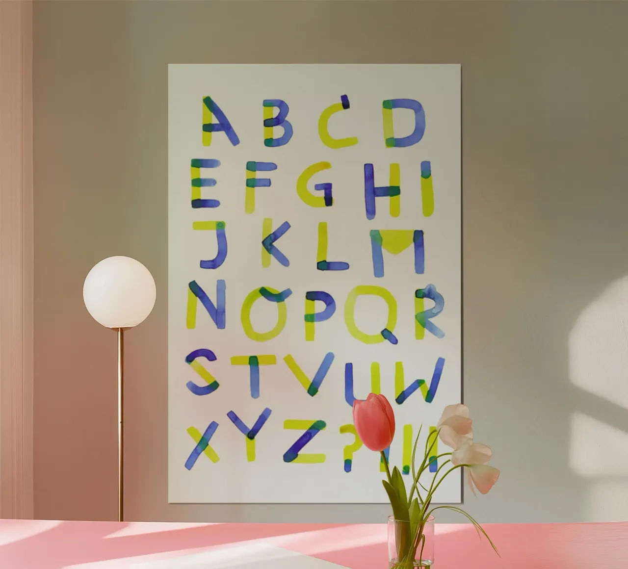 Colourful Alphabet poster da Little Flourishes