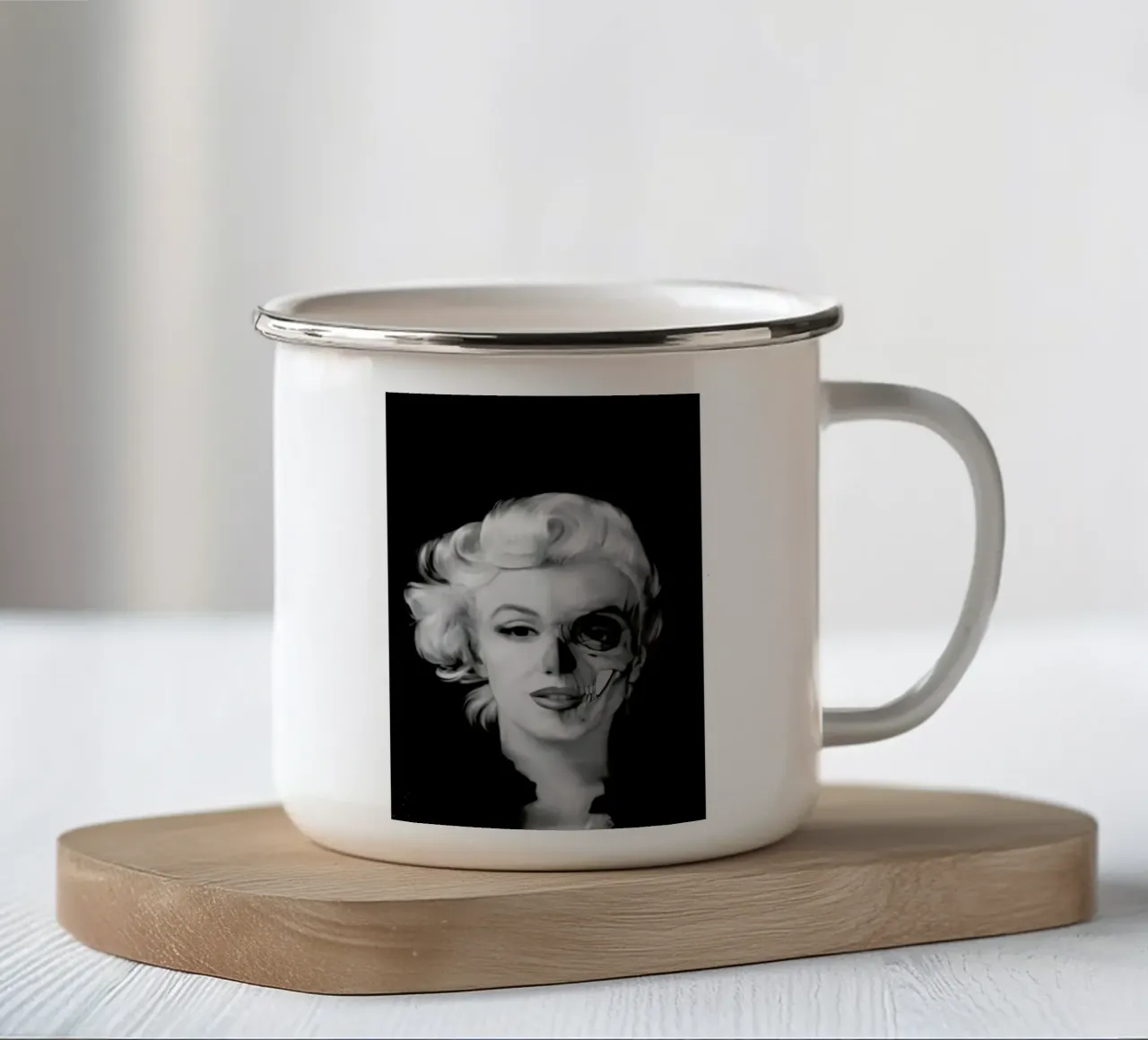 Dead Celebrities tazza in smalto da Kristy Patterson