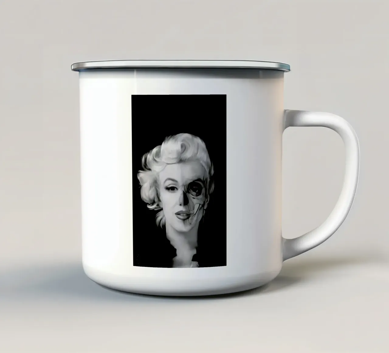 Dead Celebrities tazza in smalto da Kristy Patterson