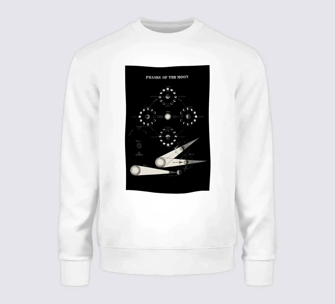 Phases Of The Moon Sweatshirt von Astër
