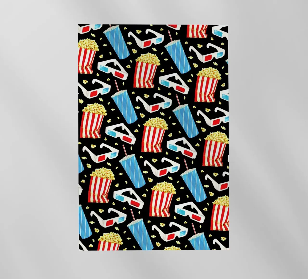 3D Movie Pattern Black pellicola backlit da Kelly Gilleran