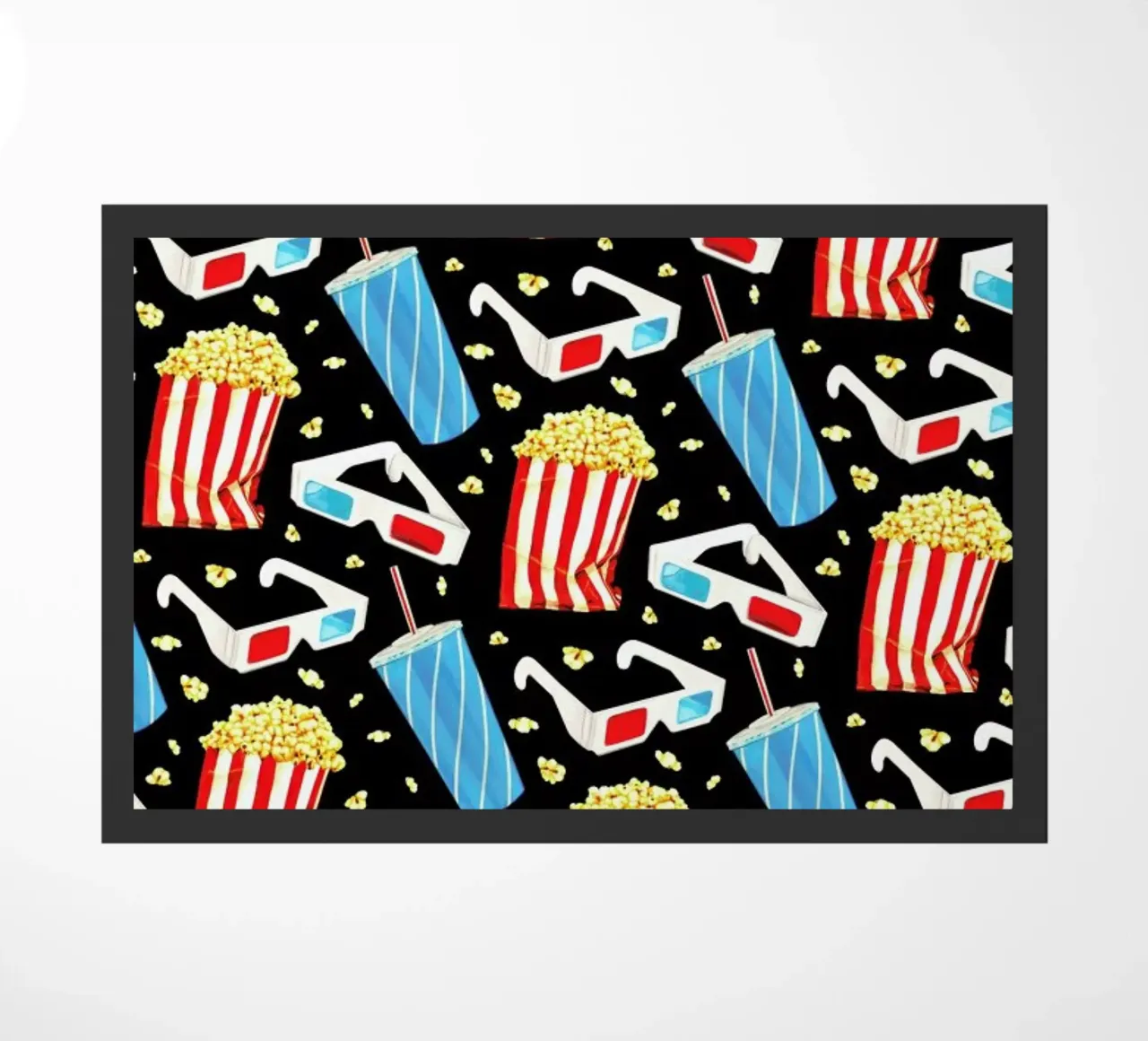 3D Movie Pattern Black zerbino da Kelly Gilleran