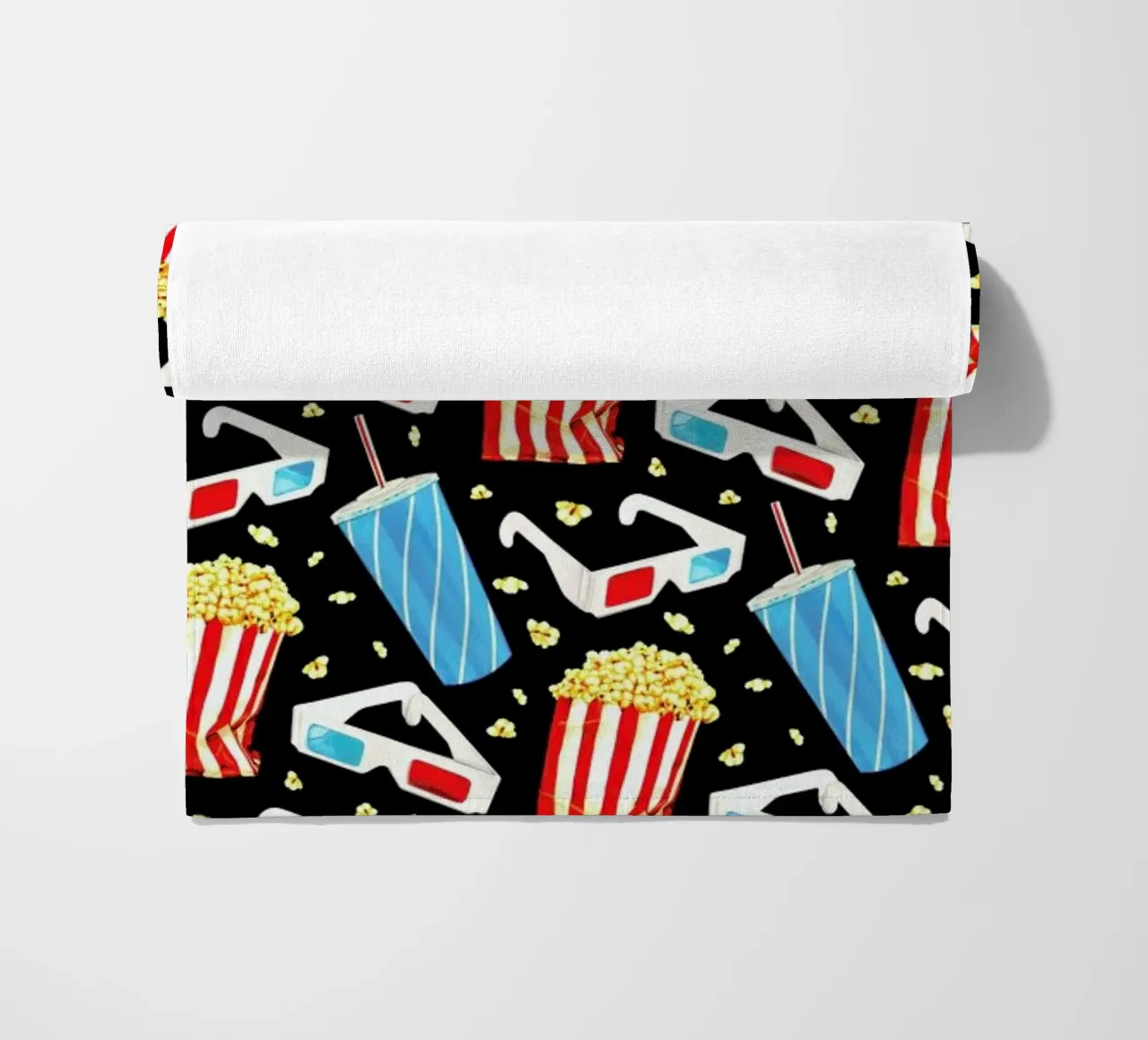 3D Movie Pattern Black telo mare da Kelly Gilleran