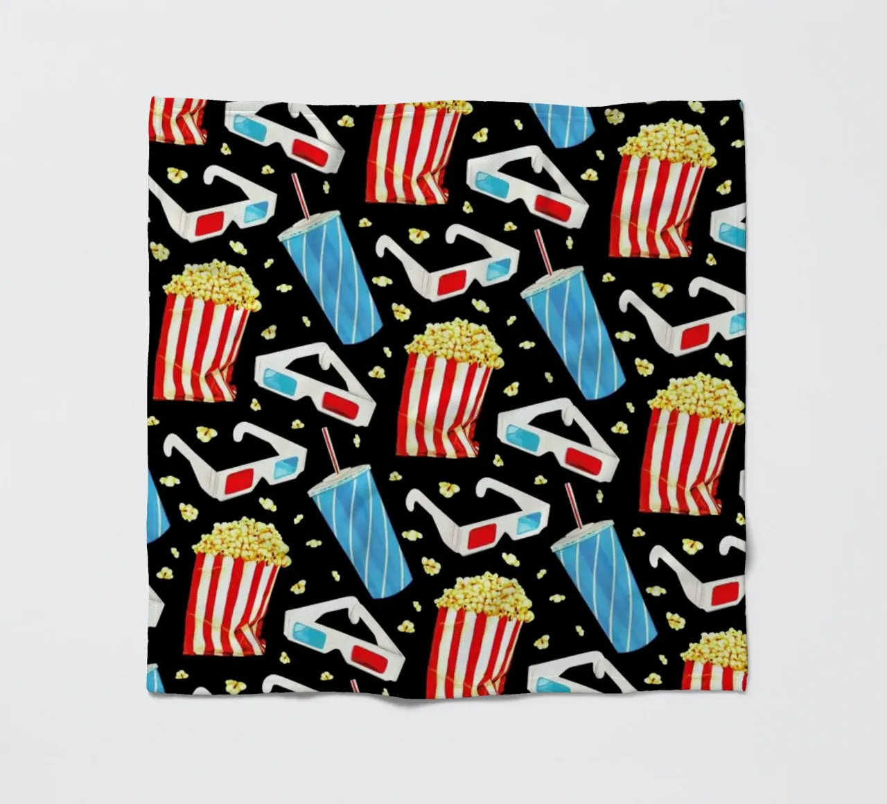 3D Movie Pattern Black coperta in pile da Kelly Gilleran