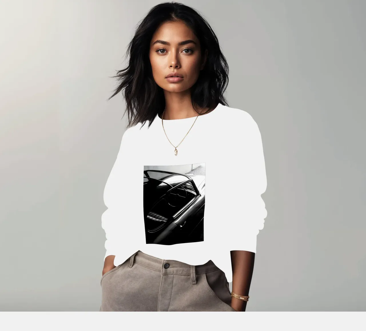 Auto d'epoca monocromatica felpa da CAR EDITION