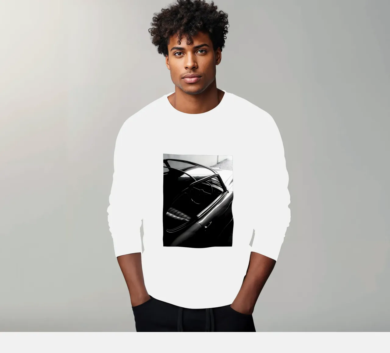 Auto d'epoca monocromatica felpa da CAR EDITION