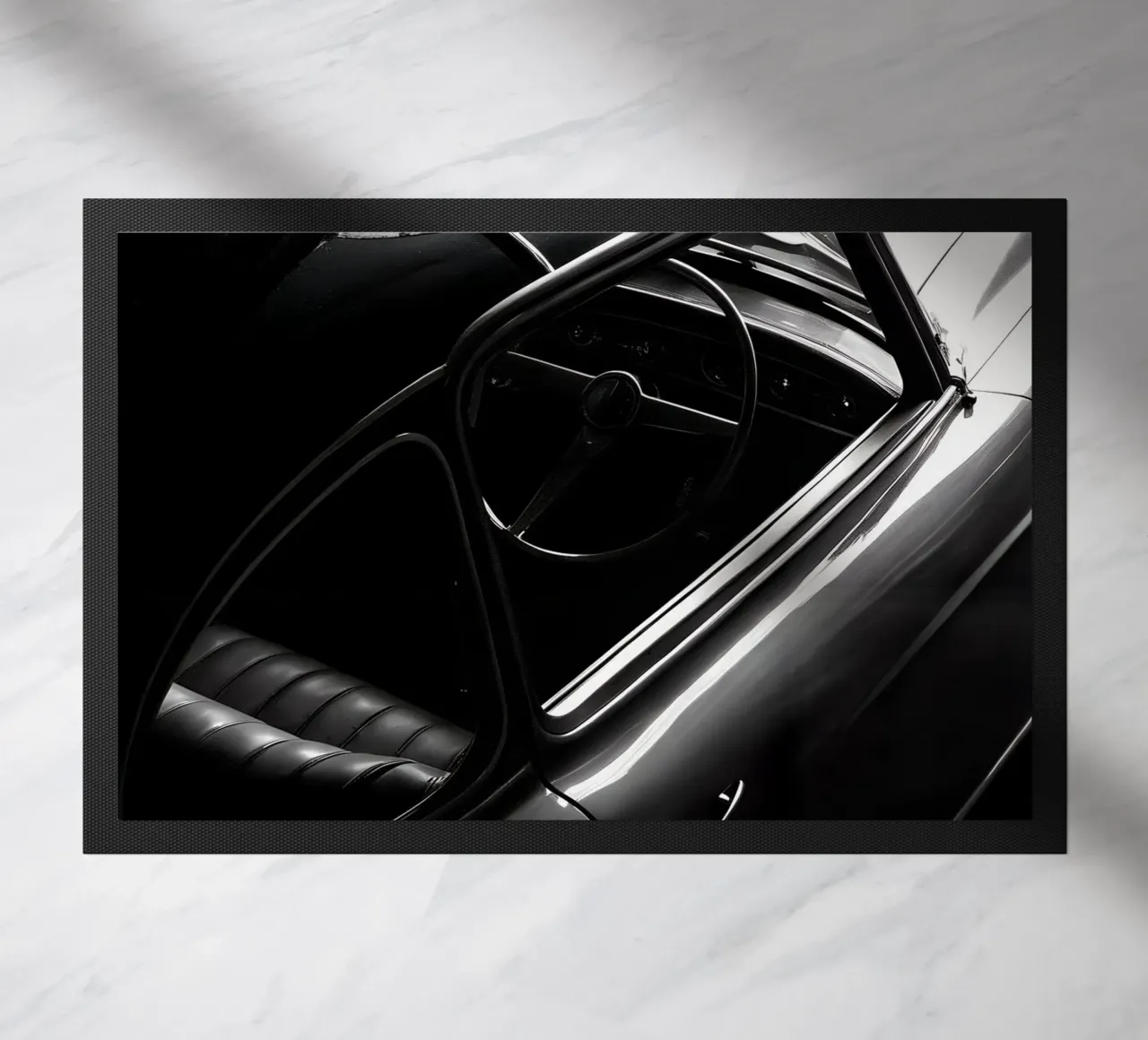 Auto d'epoca monocromatica zerbino da CAR EDITION