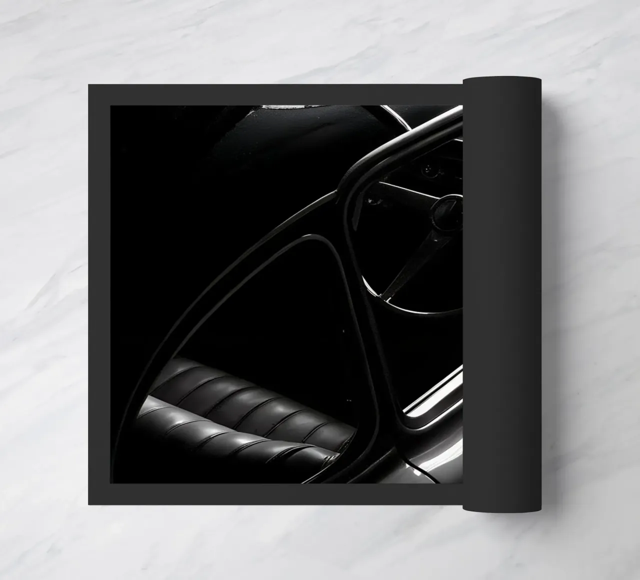 Auto d'epoca monocromatica zerbino da CAR EDITION