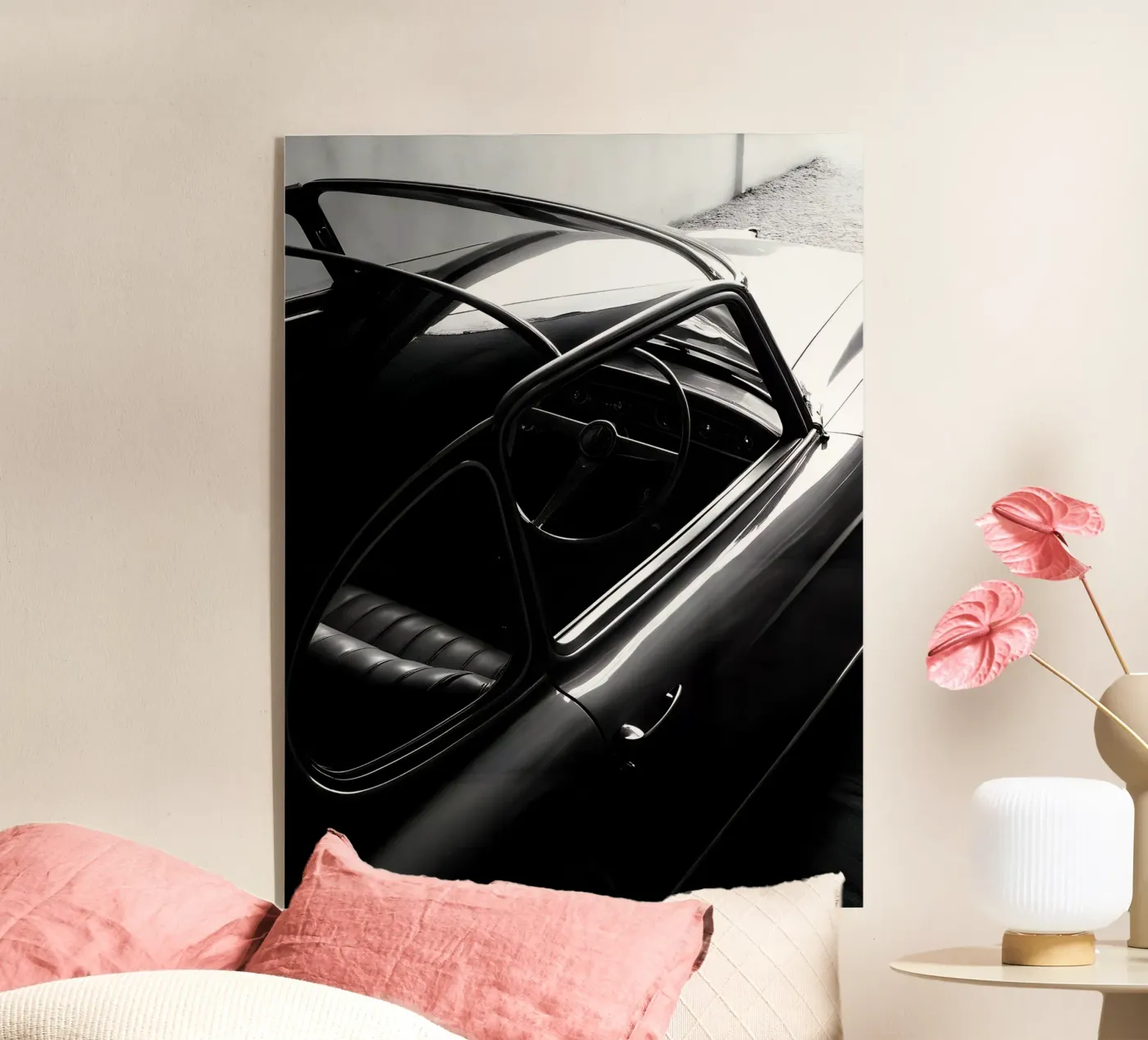 Monochrome Klassieke Auto acryl van CAR EDITION