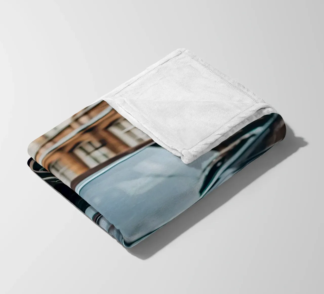 Schwarzer Oldtimer Fleecedecke von CAR EDITION