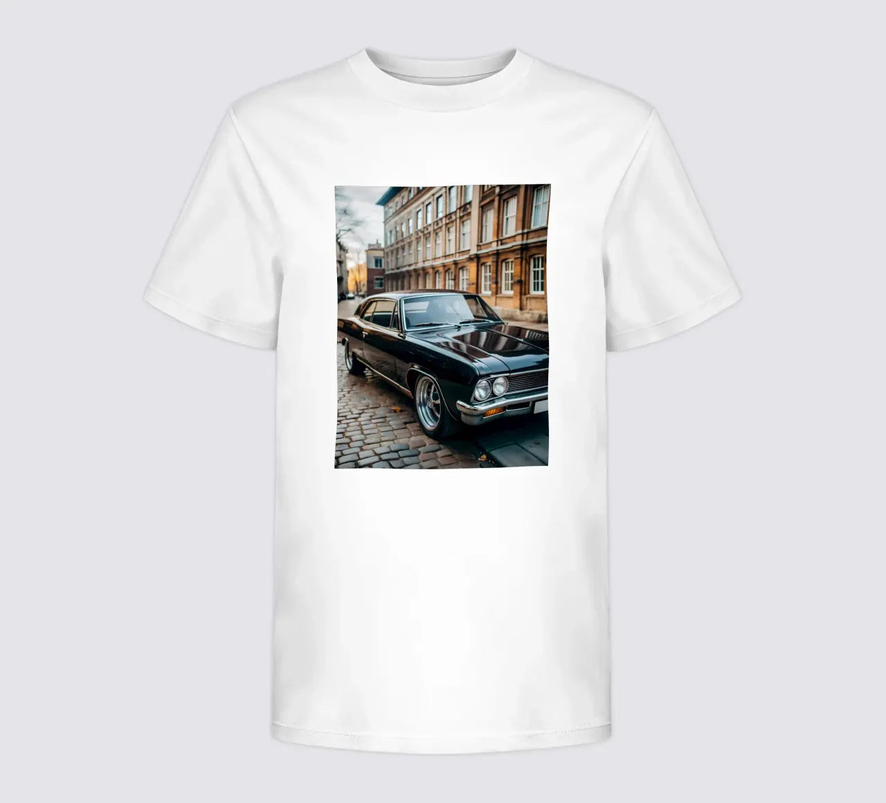 Schwarzer Oldtimer Kinder T-Shirt von CAR EDITION