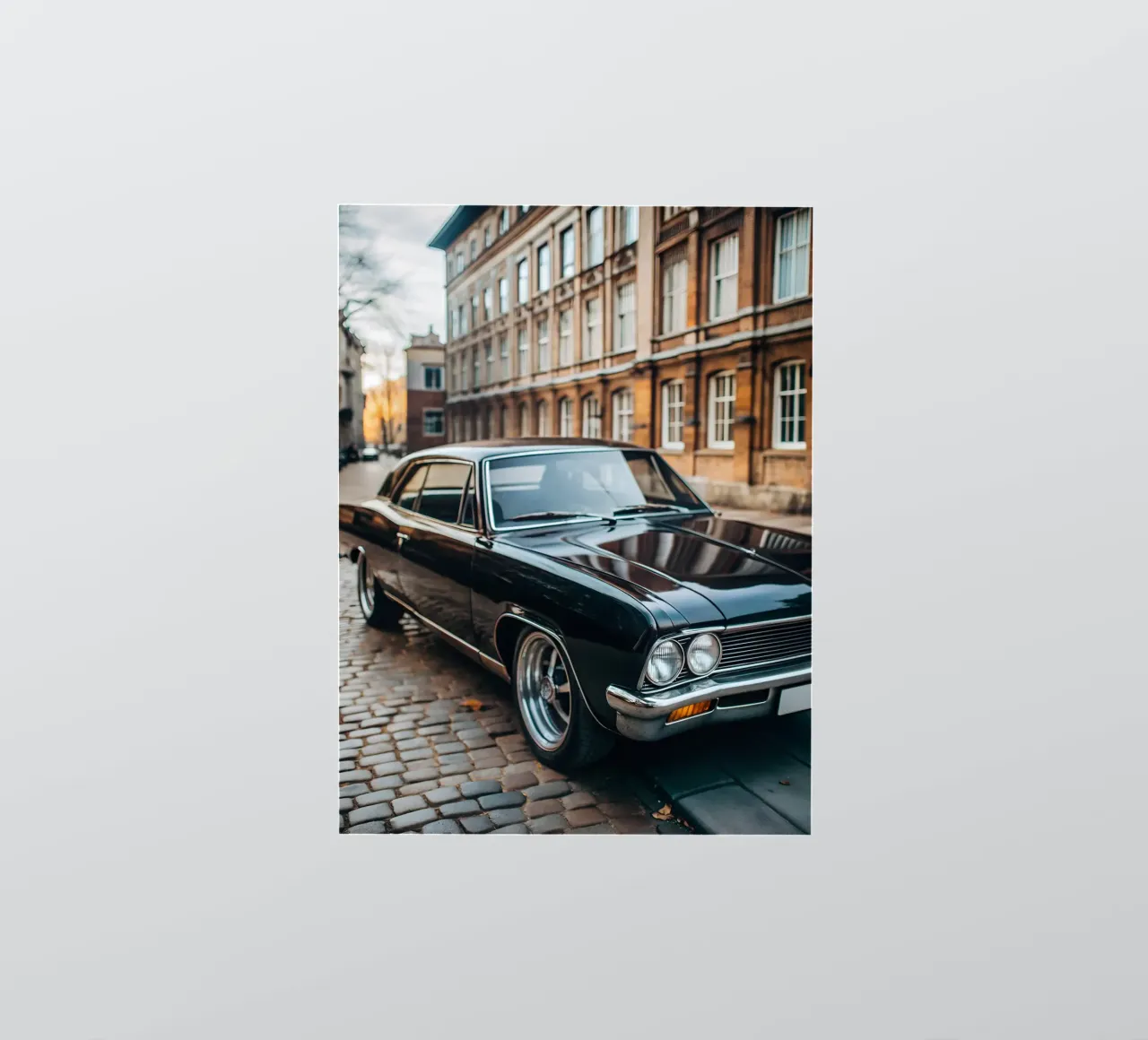 Schwarzer Oldtimer Sticker von CAR EDITION