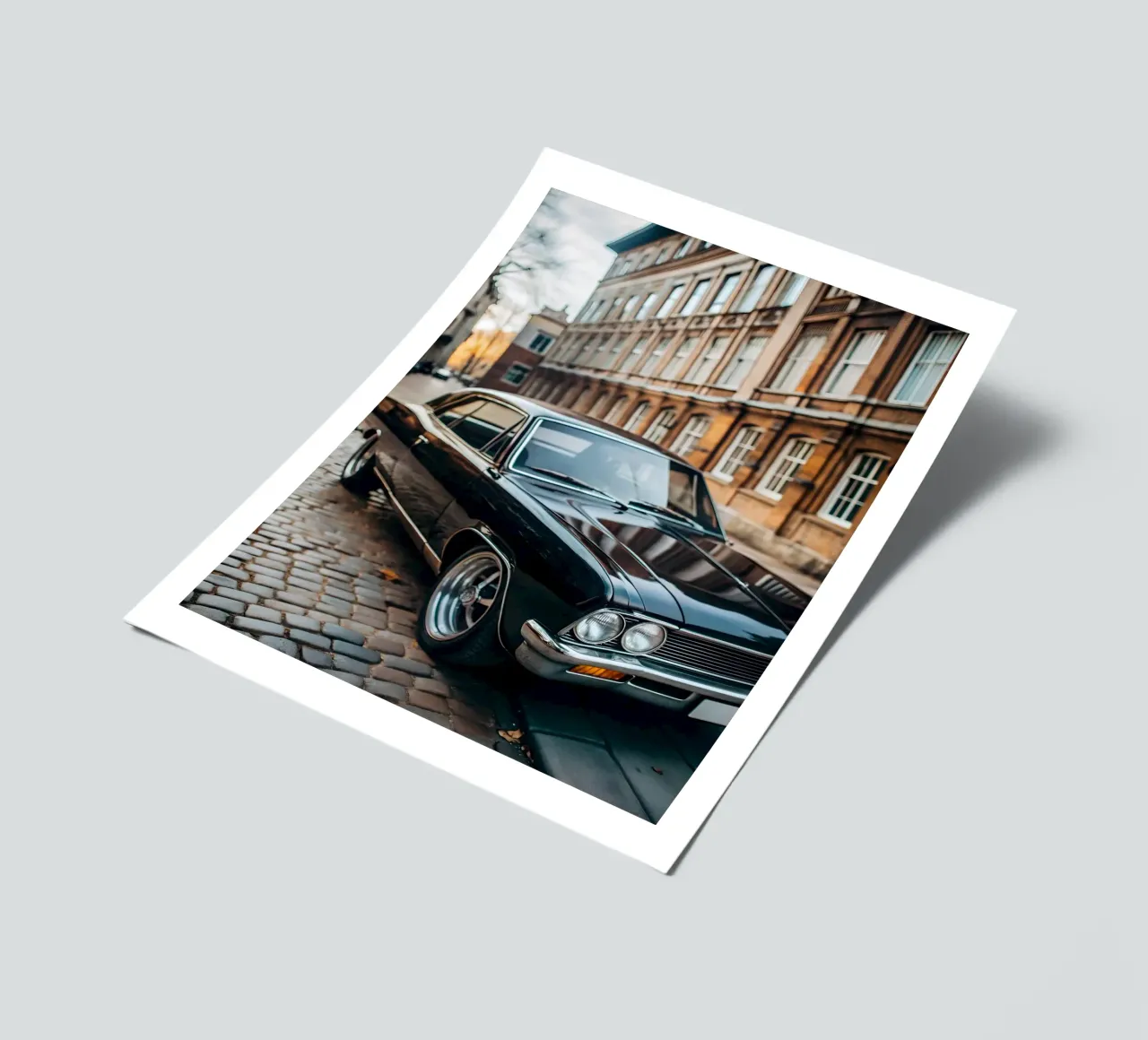 Schwarzer Oldtimer Stickerbogen von CAR EDITION