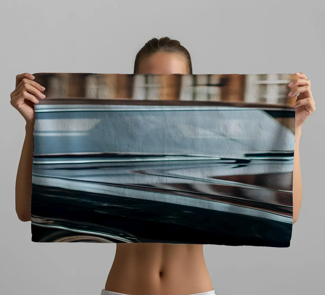 Schwarzer Oldtimer Handtuch von CAR EDITION