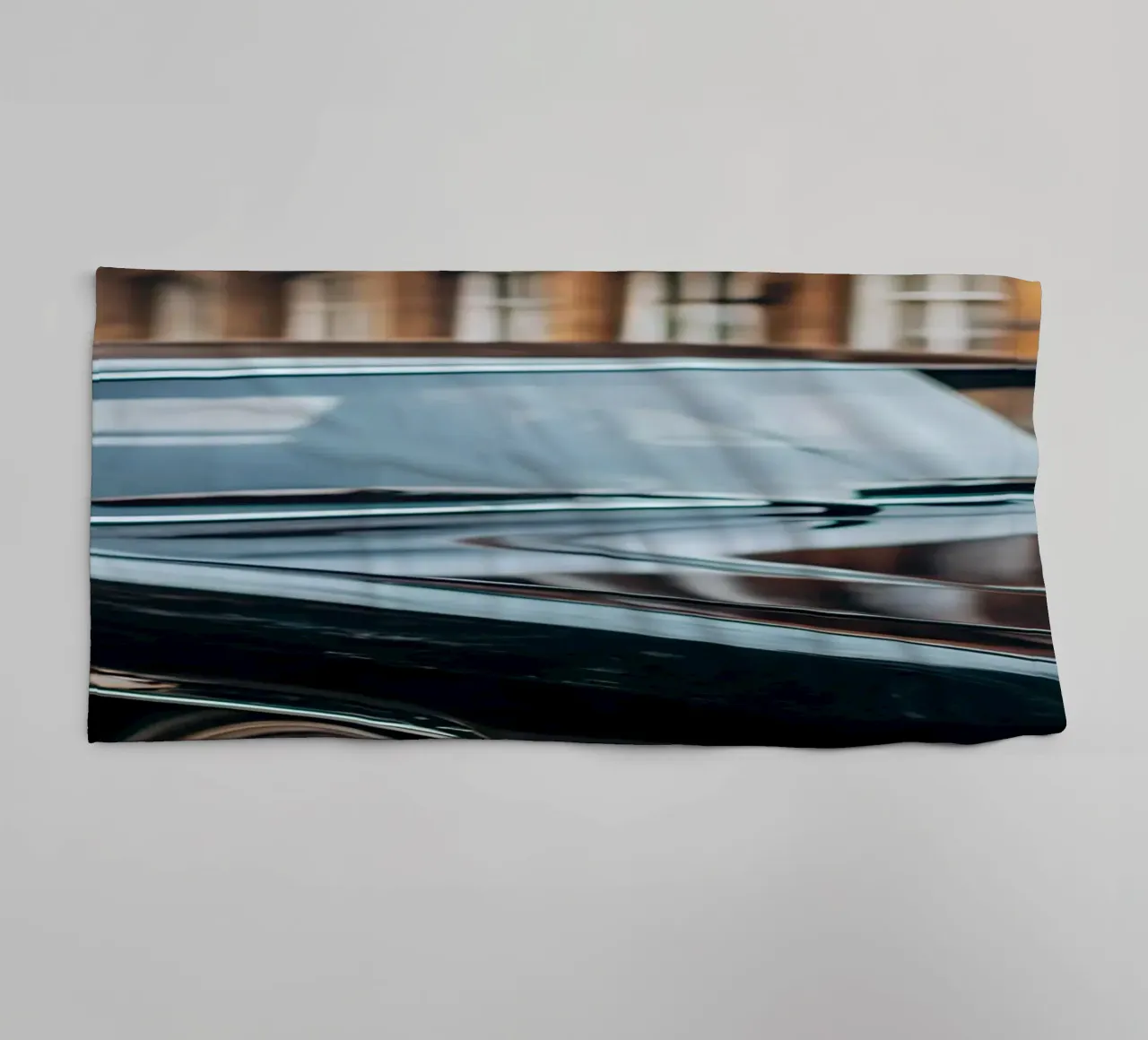 Schwarzer Oldtimer Handtuch von CAR EDITION