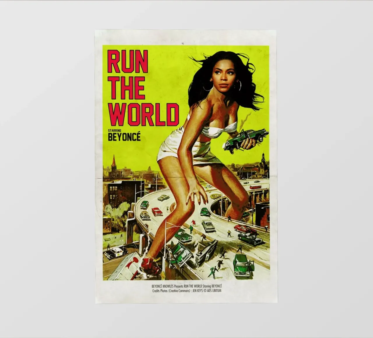 Run the World pellicola backlit da Ads Libitum